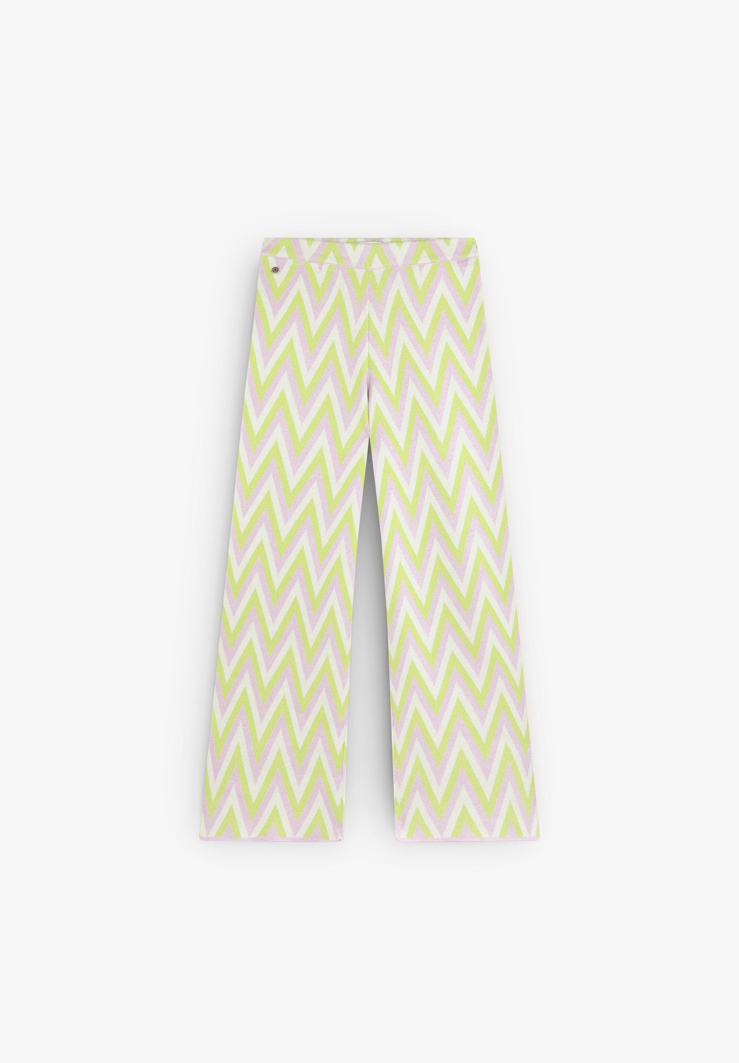 ZIGZAG KNIT TROUSERS