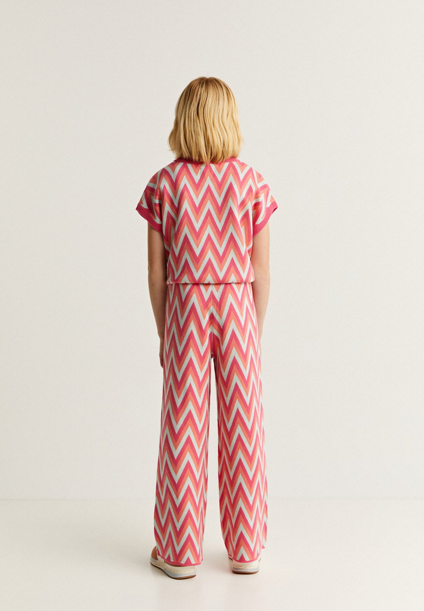 ZIG ZAG KNIT TROUSERS
