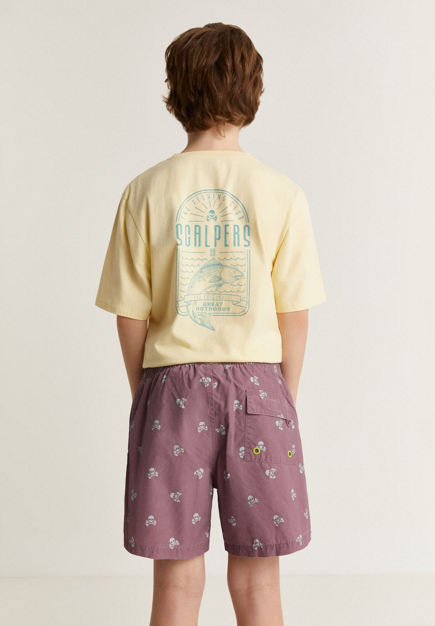 CLASSIC SWIMMING TRUNKS WITH SKULLS