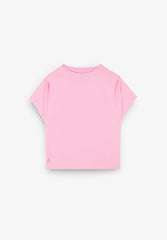 T-SHIRT WITH SHOULDER PLEAT