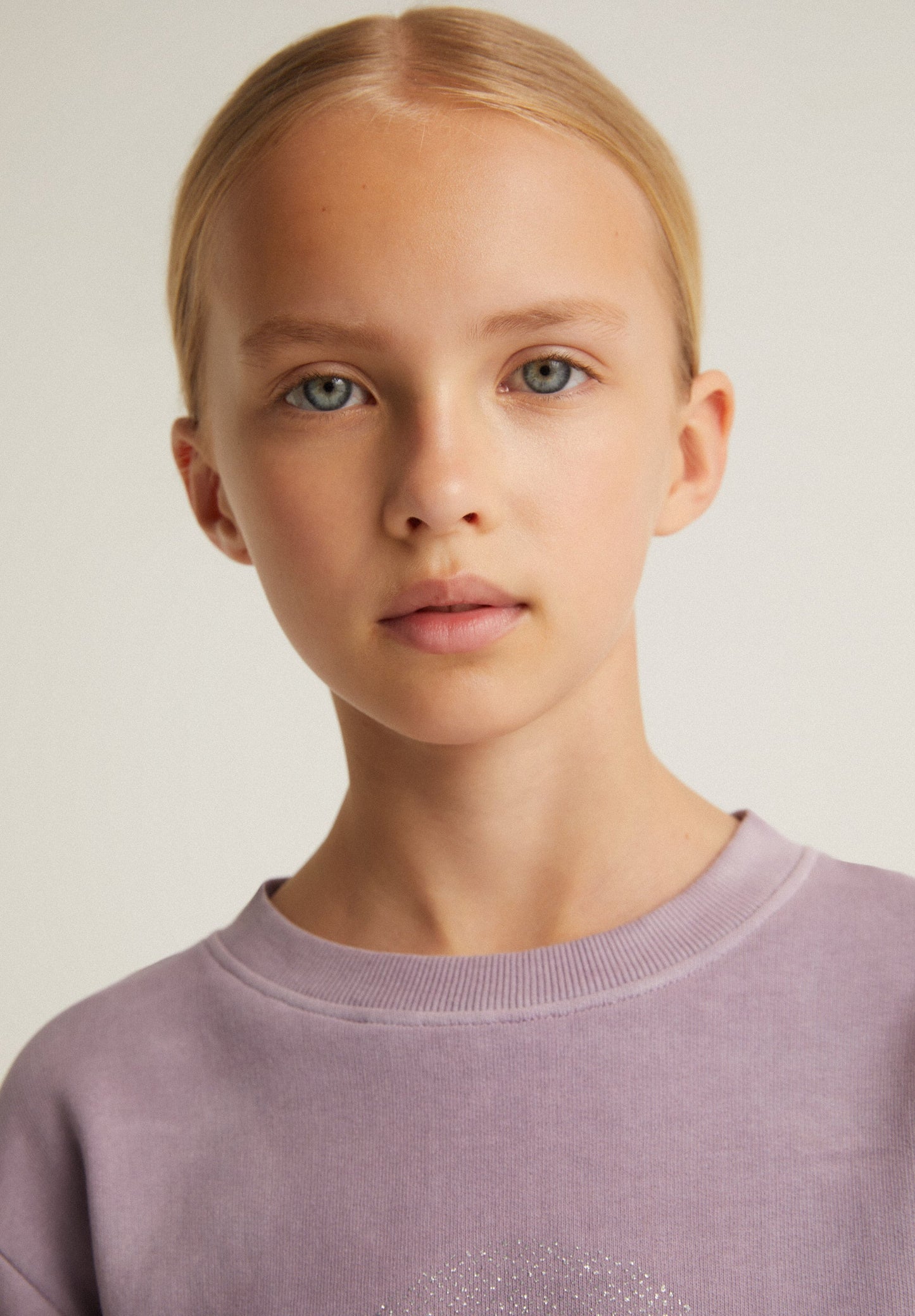 TIE-DYE SWEATSHIRT WITH FRONT GLITTER SKULL