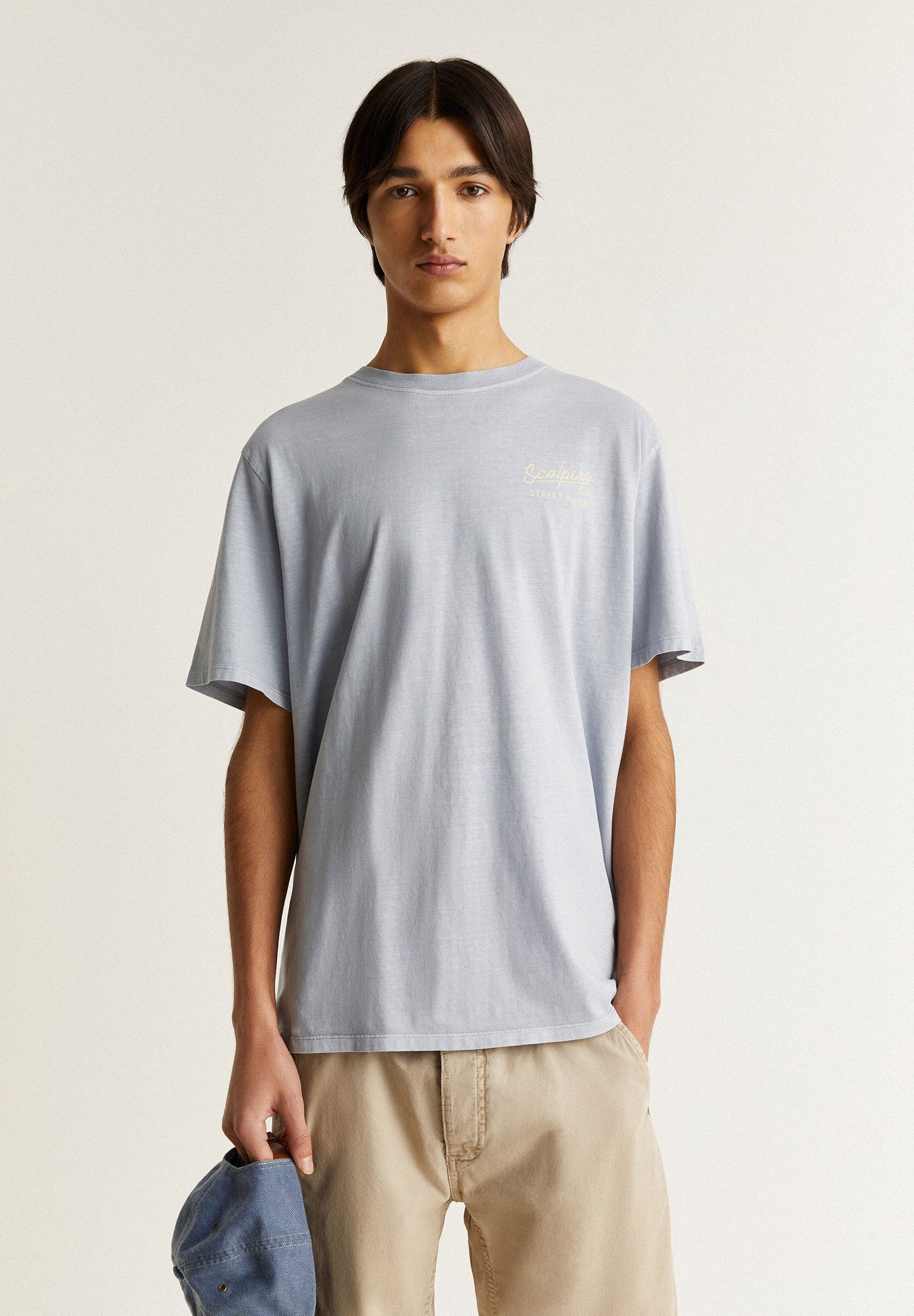 CONTRAST PRINT T-SHIRT