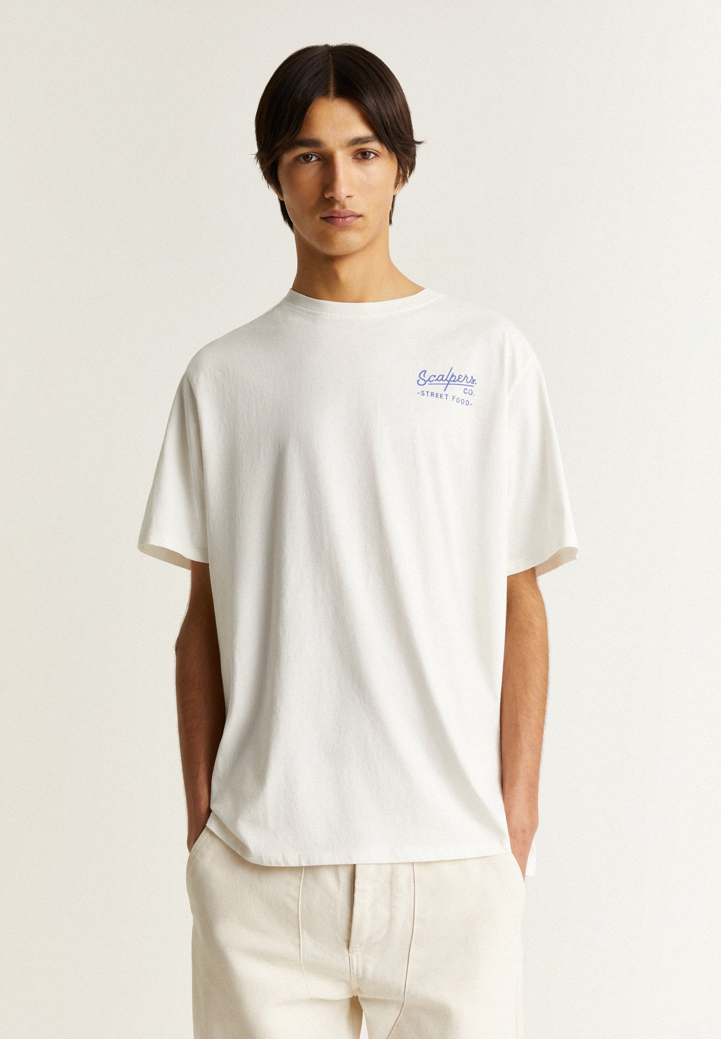 CONTRAST PRINT T-SHIRT