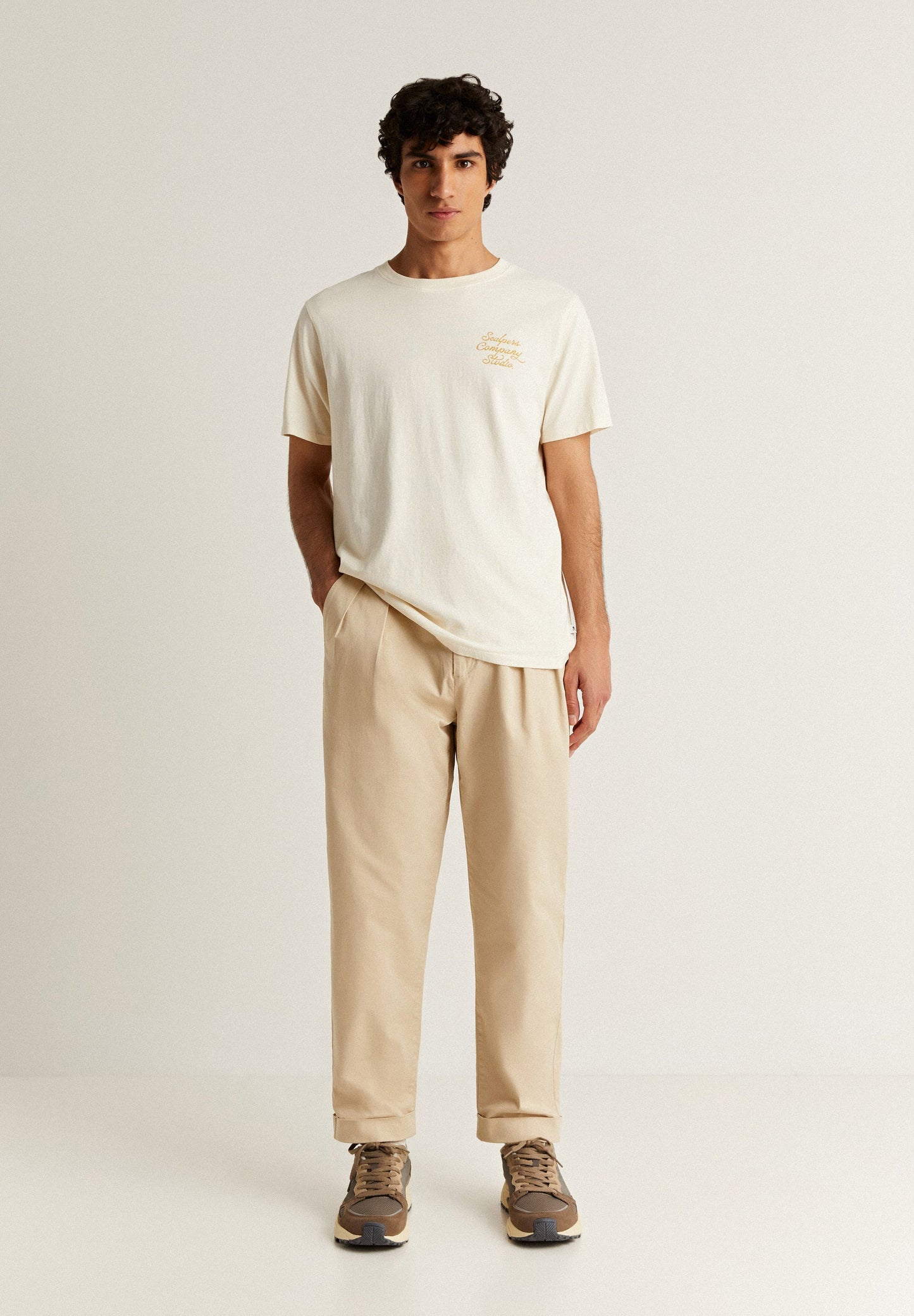 FADED EFFECT PRINT T-SHIRT