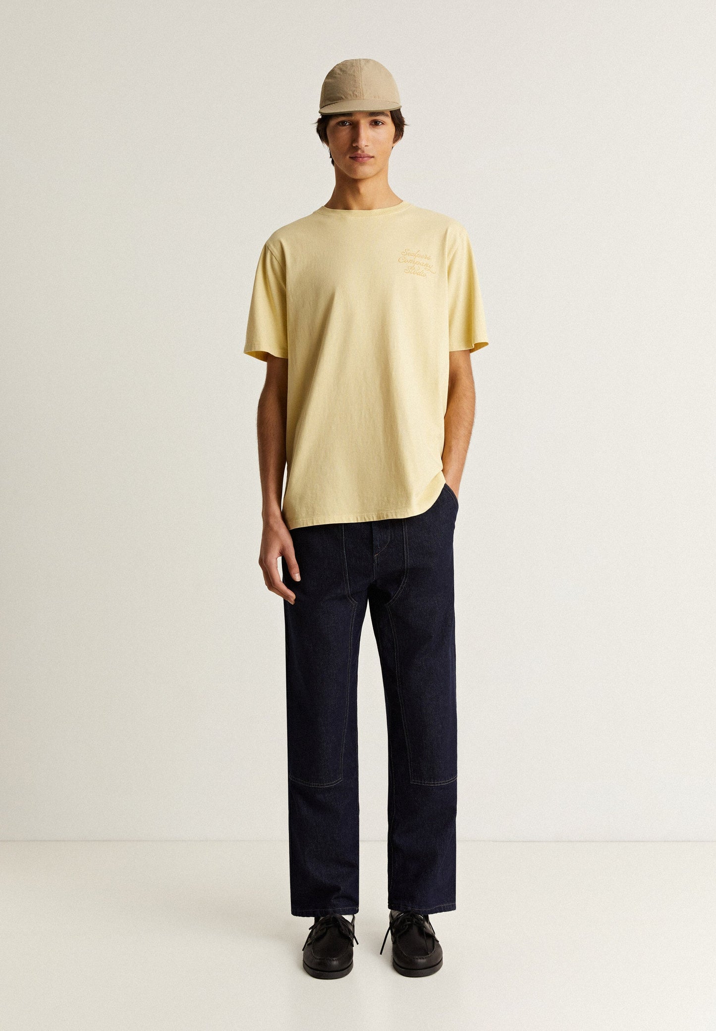 FADED EFFECT PRINT T-SHIRT