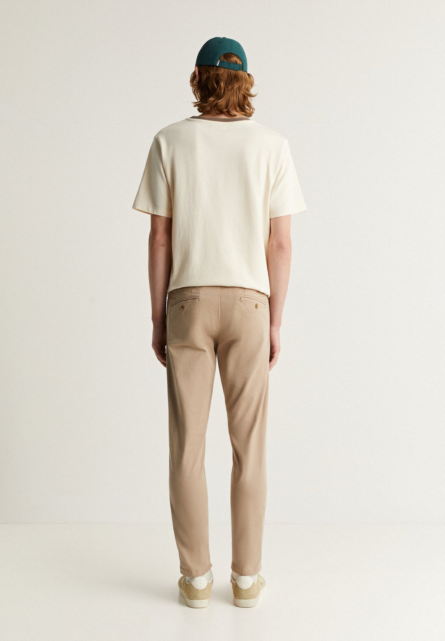 CHINO TROUSERS WITH DARTS