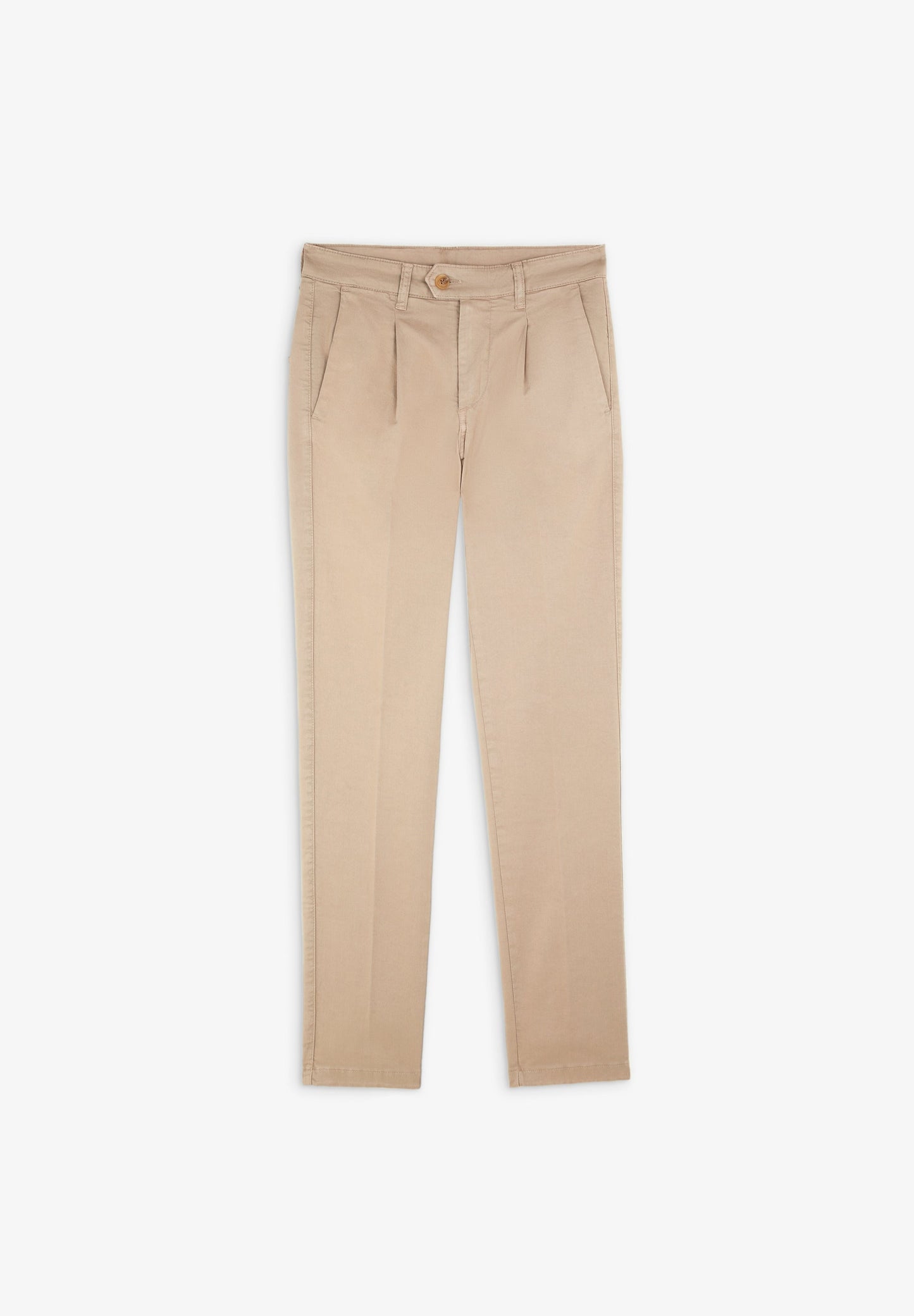 CHINO TROUSERS WITH DARTS
