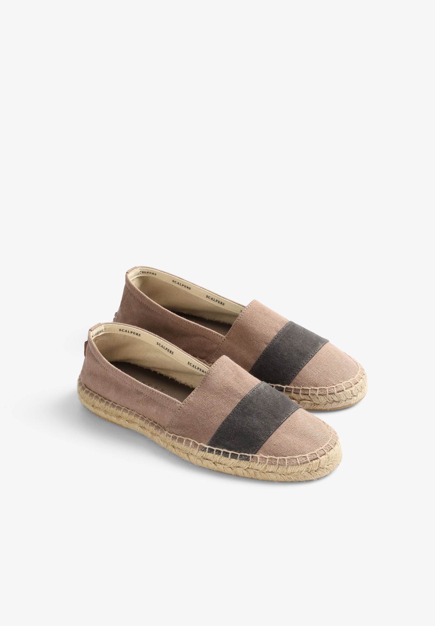 CONTRAST STRIPE ESPADRILLES