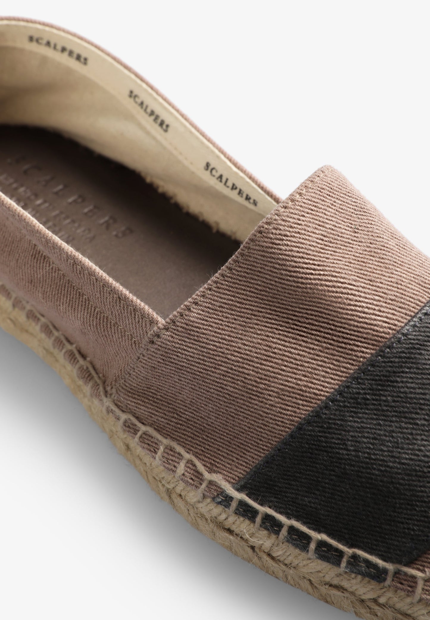 CONTRAST STRIPE ESPADRILLES