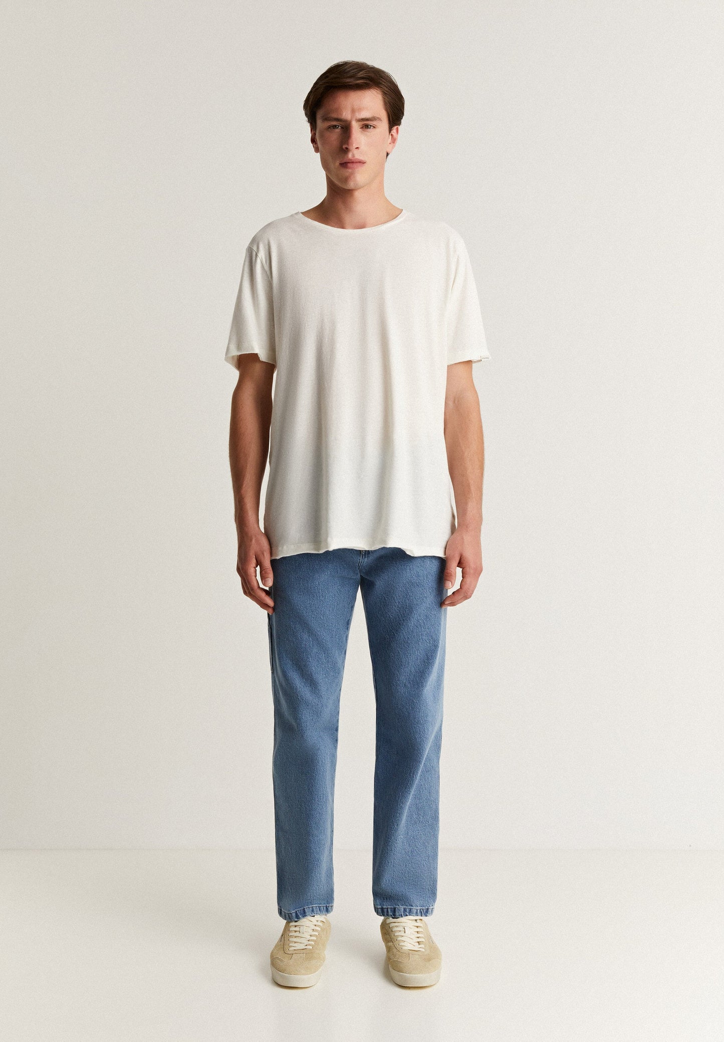 PLAIN LINEN T-SHIRT