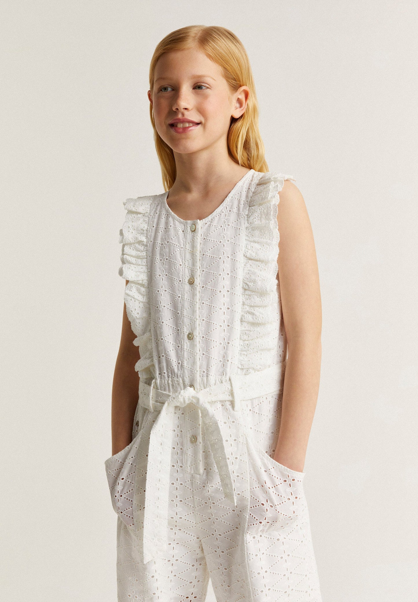 BRODERIE ANGLAISE JUMPSUIT