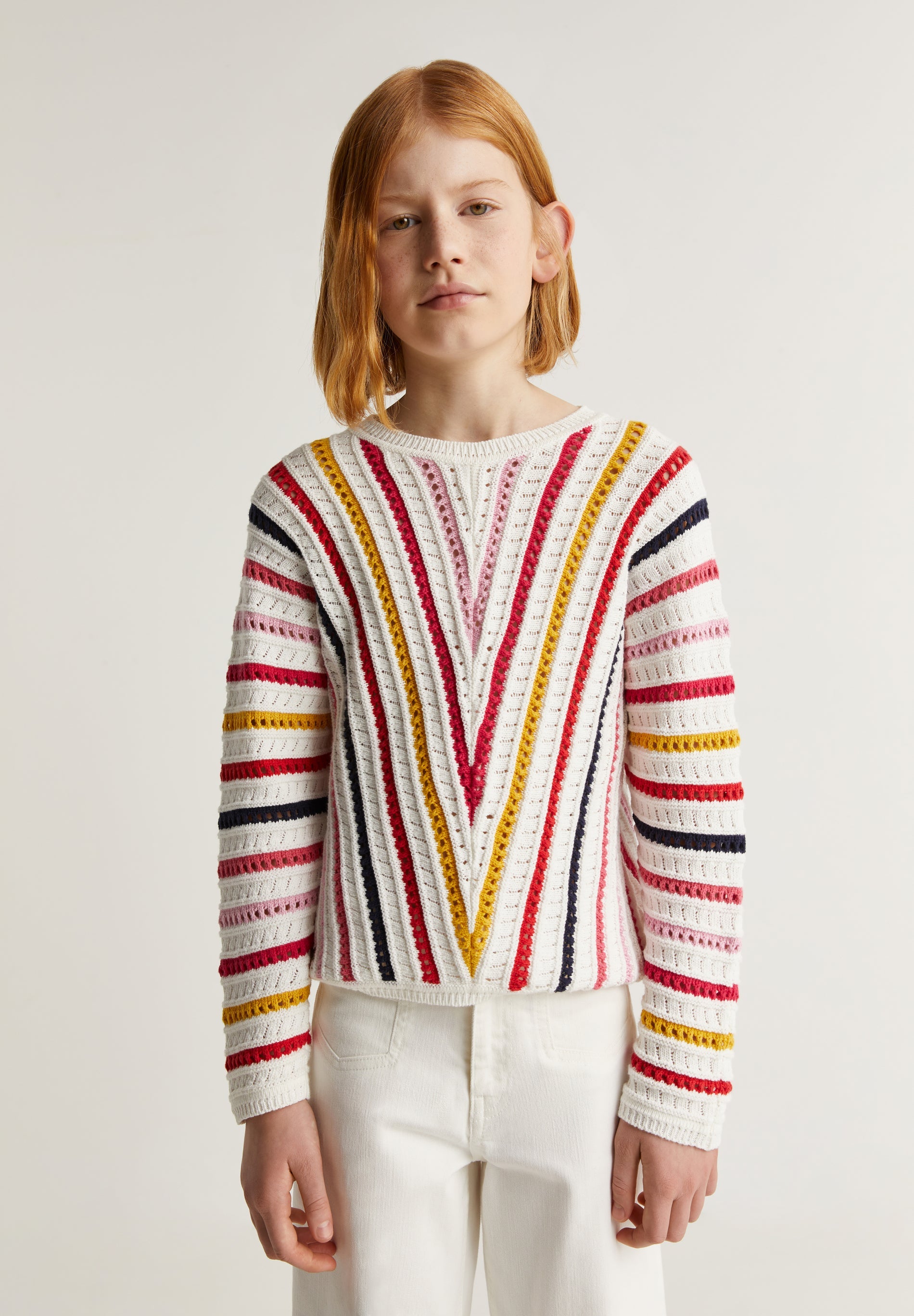 TEXTURED KNIT SWEATER