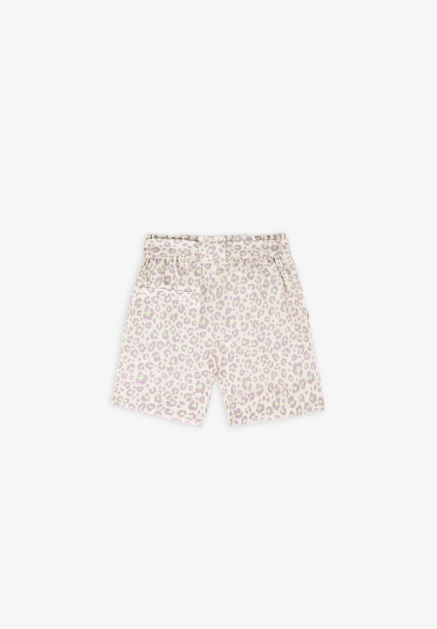 ANIMAL PRINT SHORTS WITH BOW