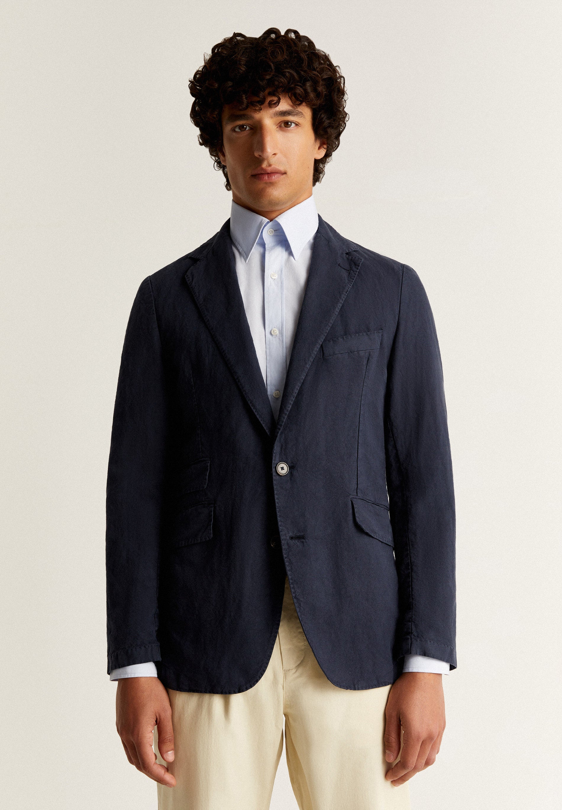 UNLINED LINEN BLAZER