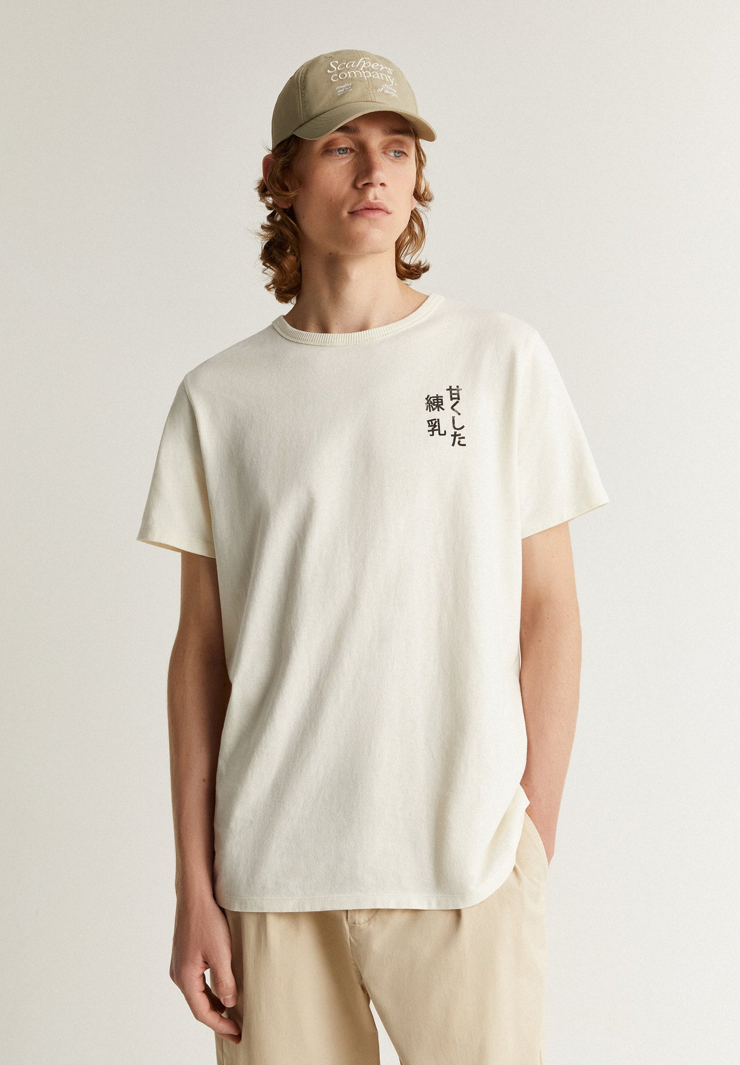 RUSTIC T-SHIRT WITH PRINT