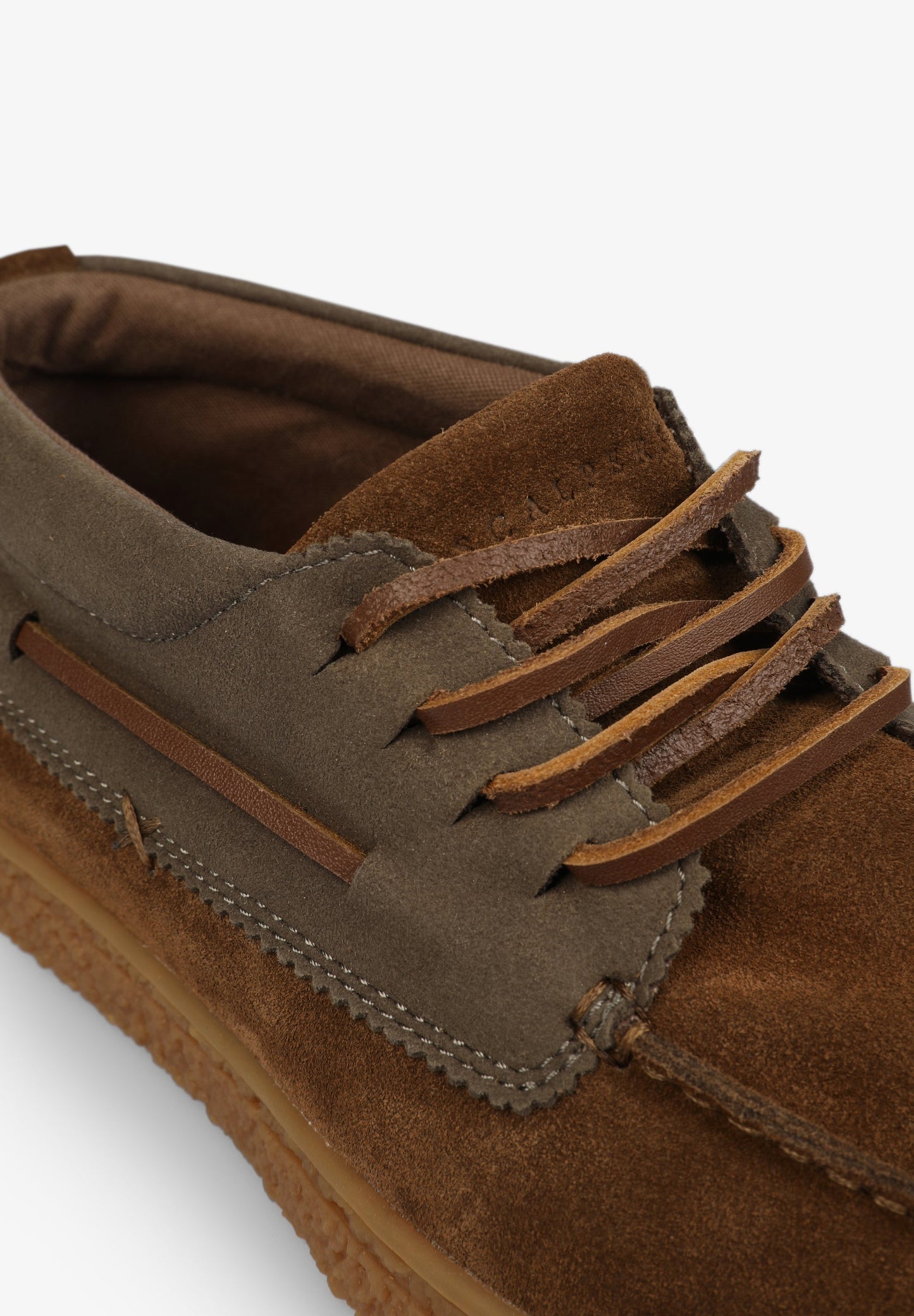 SPLIT SUEDE BOAT SHOES