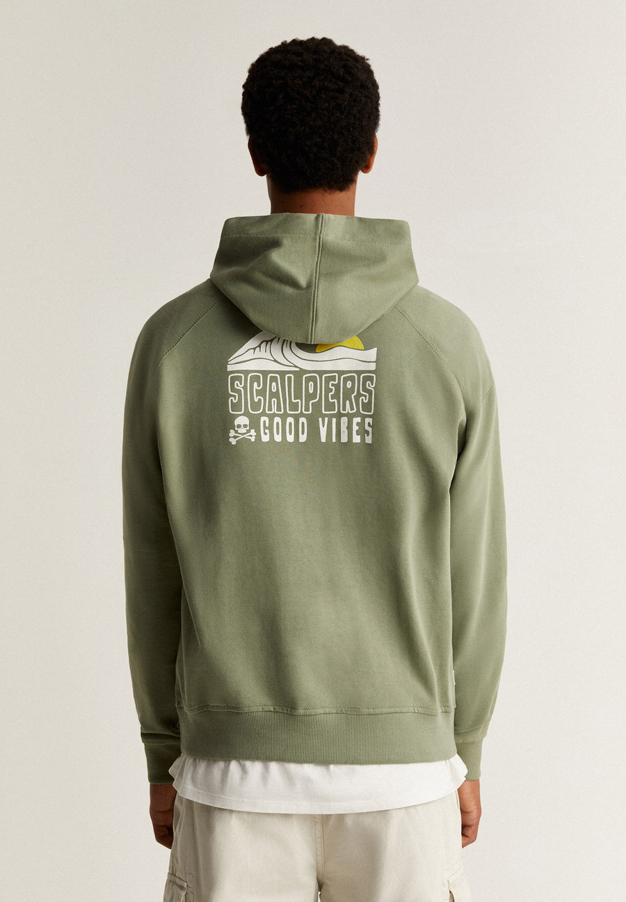 HOODIE WITH COLLAR DETAIL