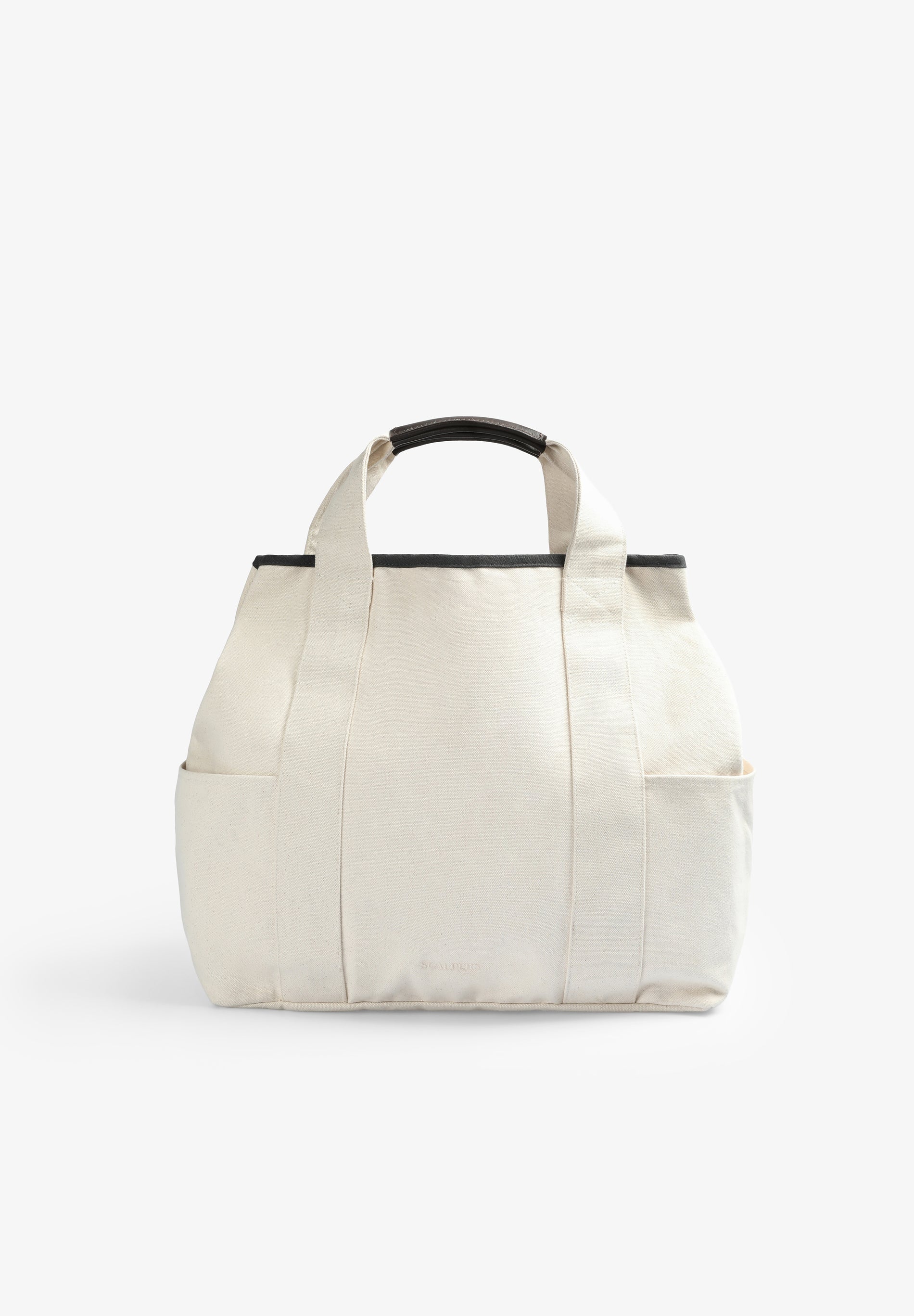 BAG WITH LEATHER DETAILS