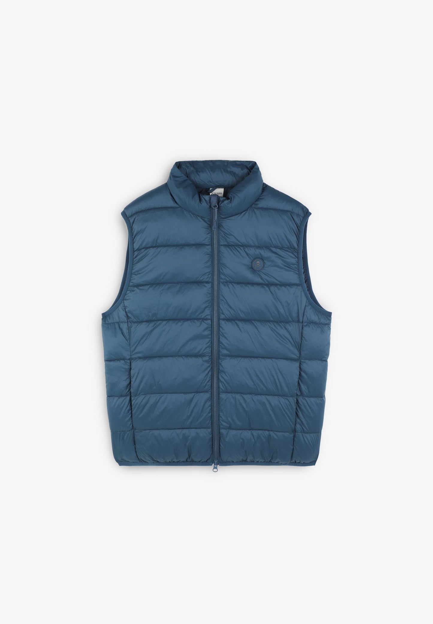 PUFFER VEST WITH SKULL