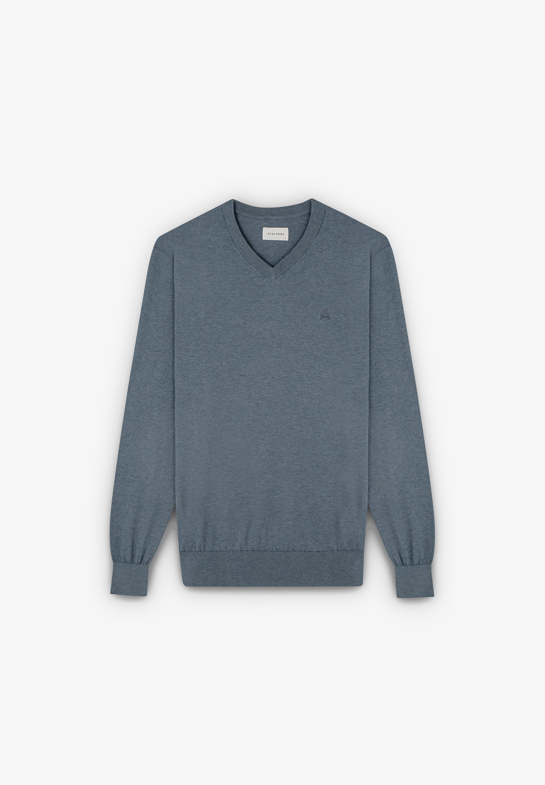 V-NECK LOGO SWEATER