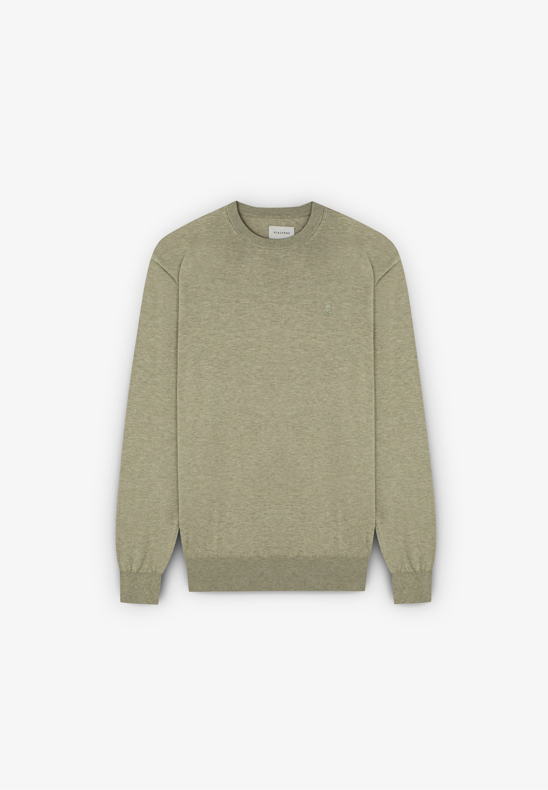 ROUND NECK SWEATER WITH SKULL