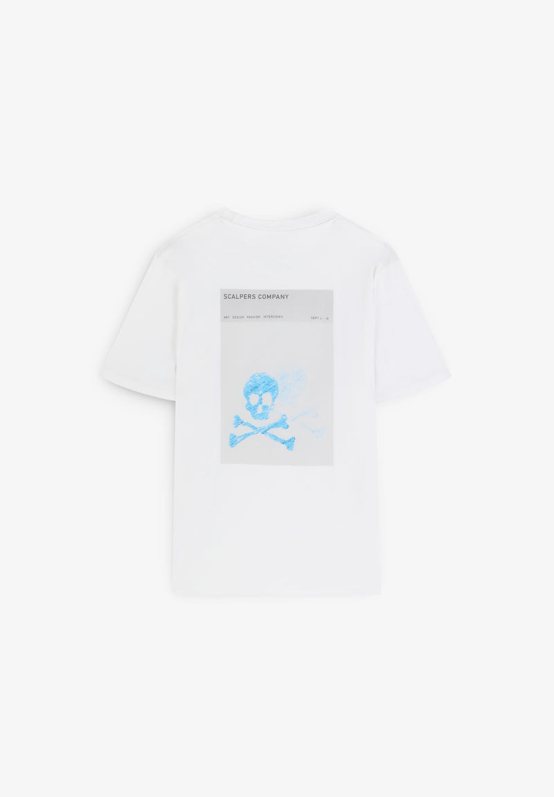 T-SHIRT WITH SKULL ON BACK