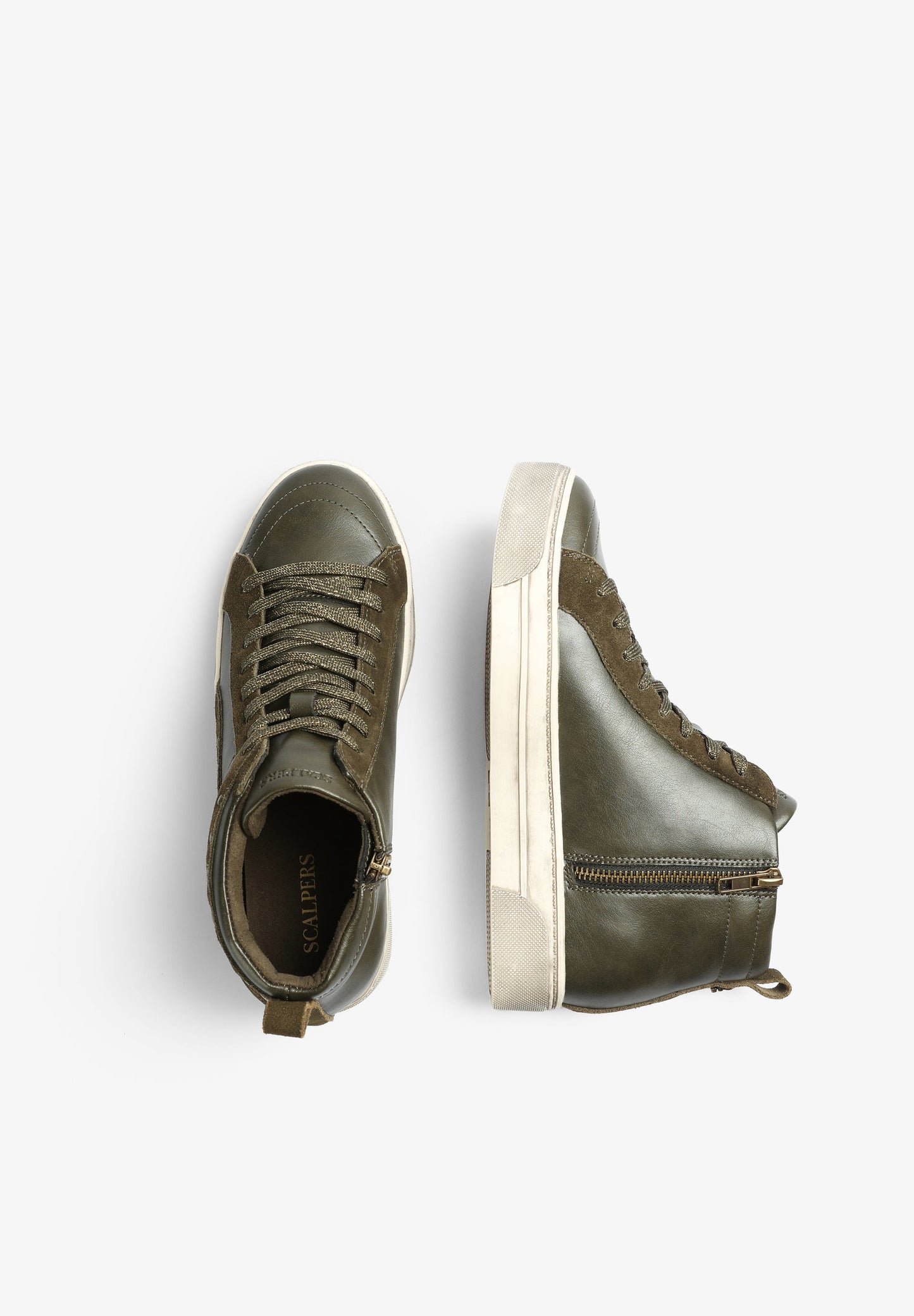 SNEAKERS BOTAS ALTAS TACHUELAS - Scalpers