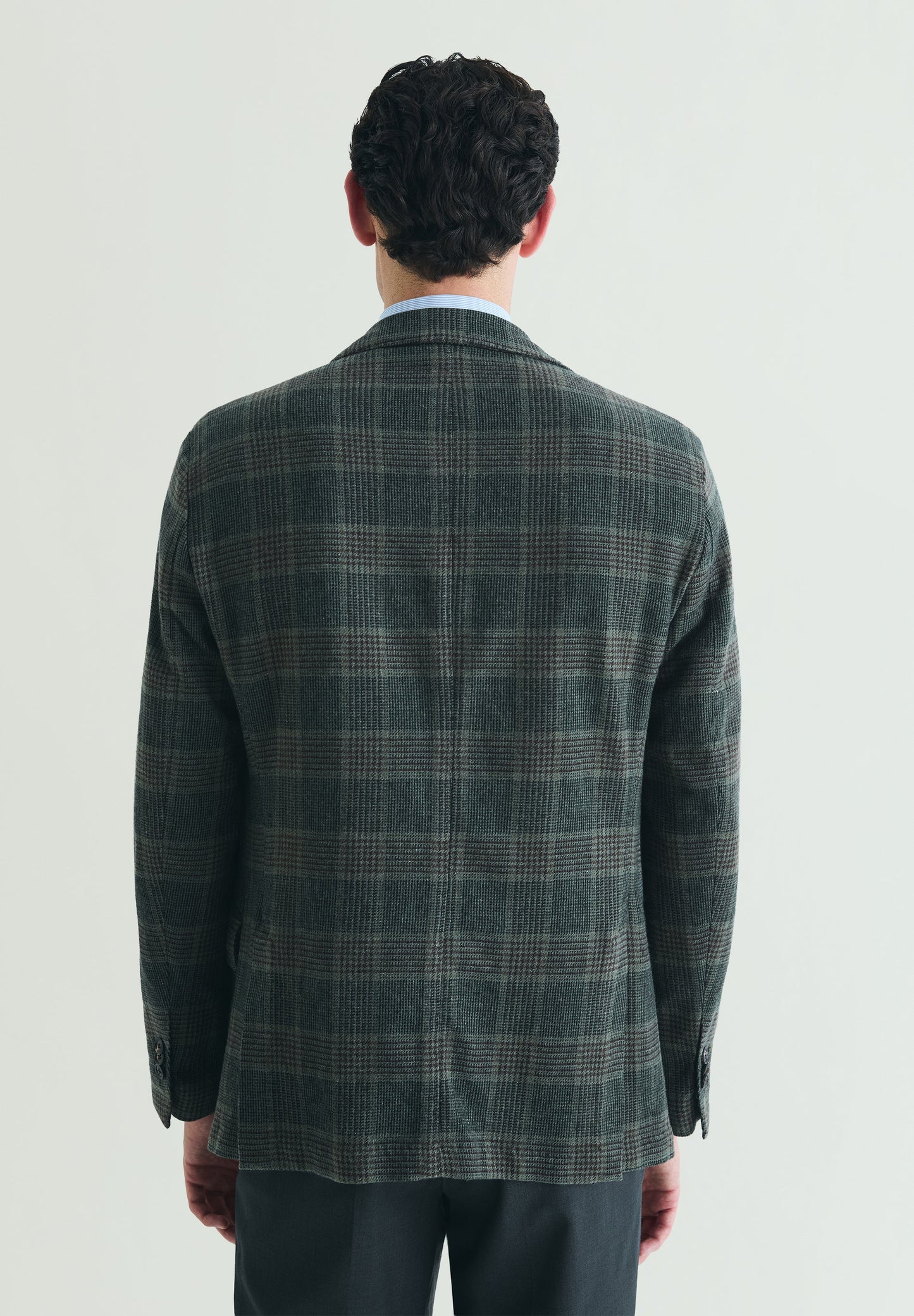 WOOL CHECK BLAZER