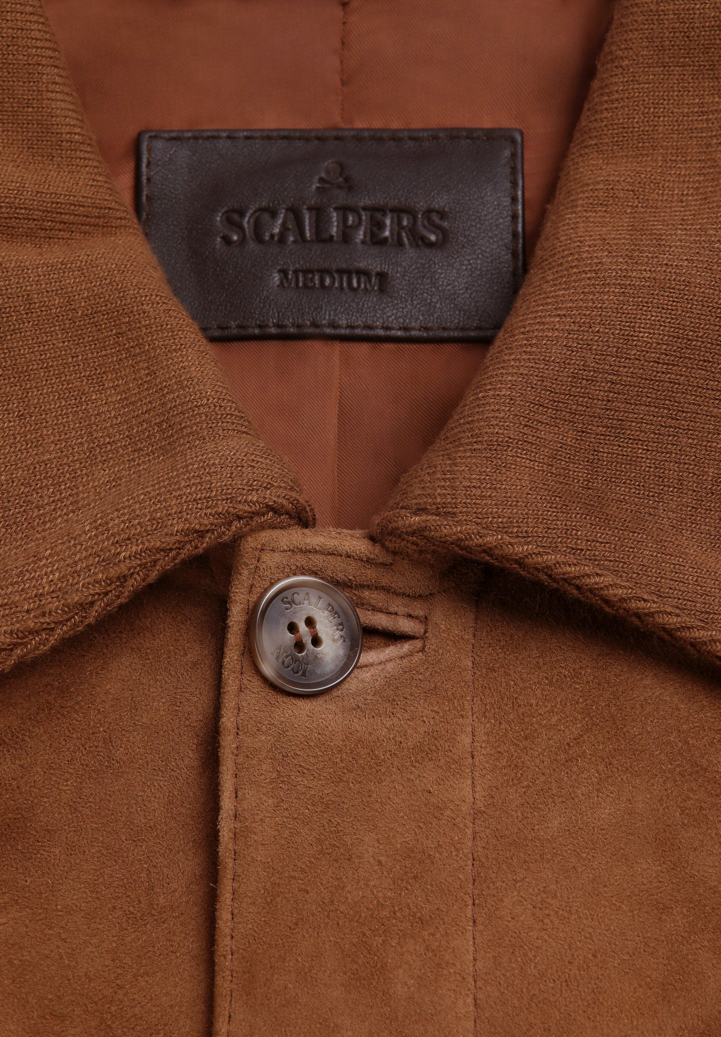 SUEDE JACKET WITH BUTTONS