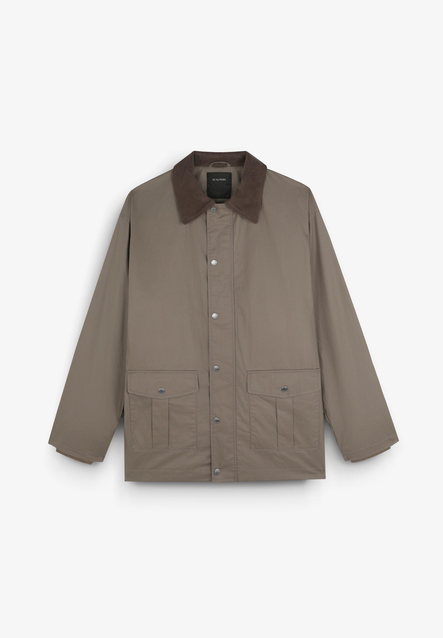 JACKET WITH CORDUROY COLLAR