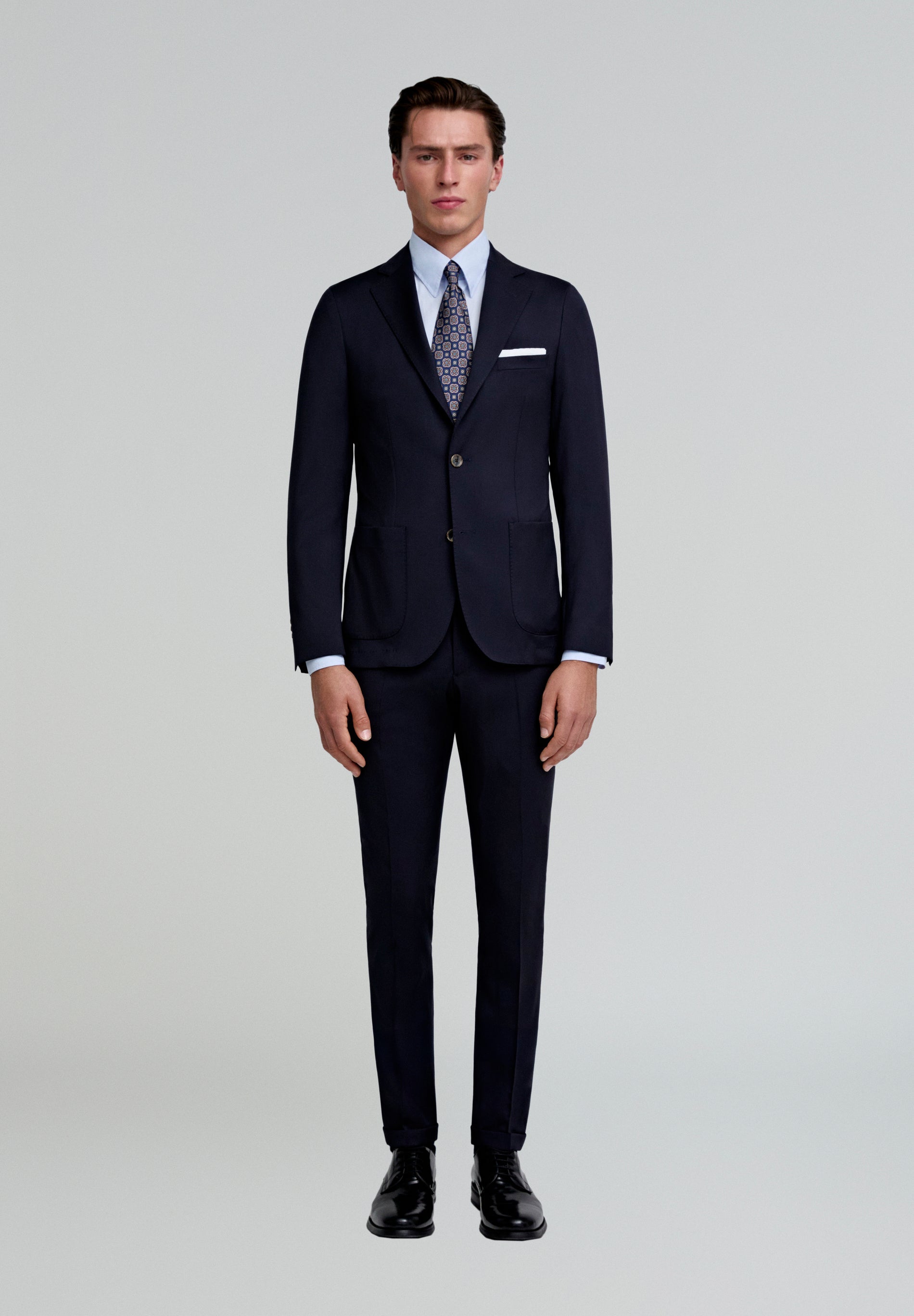 CLASSIC BLUE WOOL SUIT