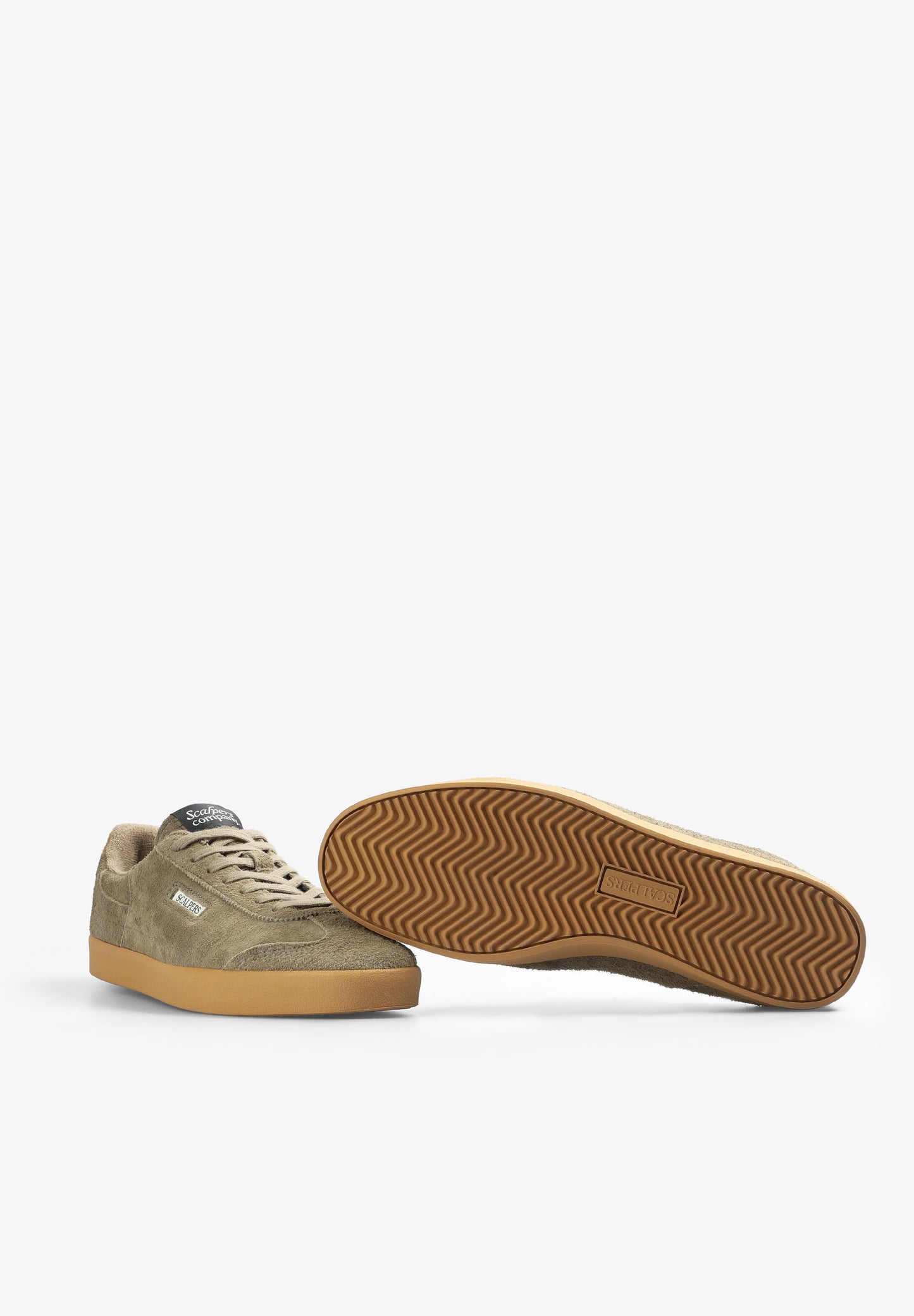 LOW-TOP SUEDE SNEAKERS WITH SIDE LOGO