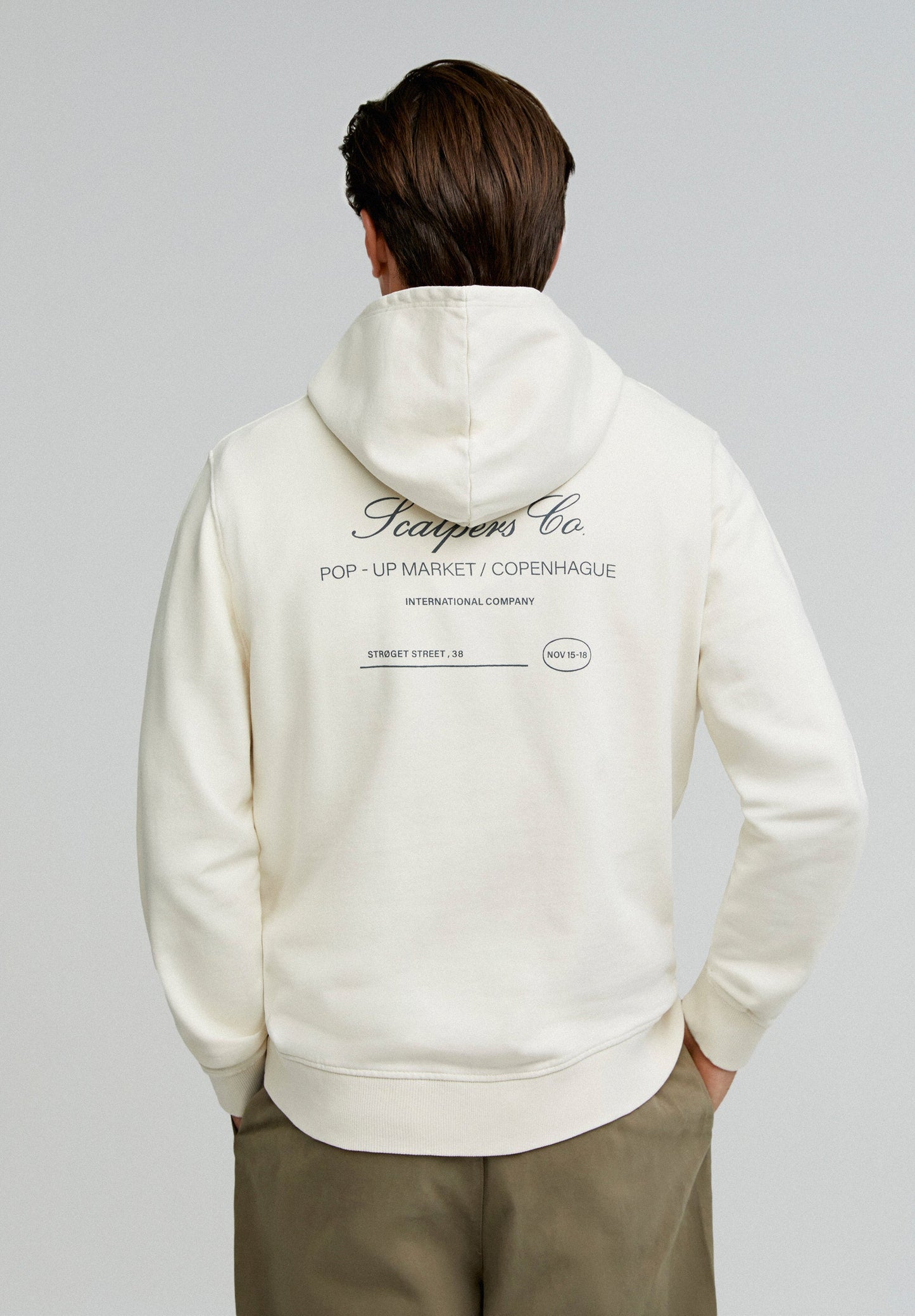 BACK SLOGAN HOODIE