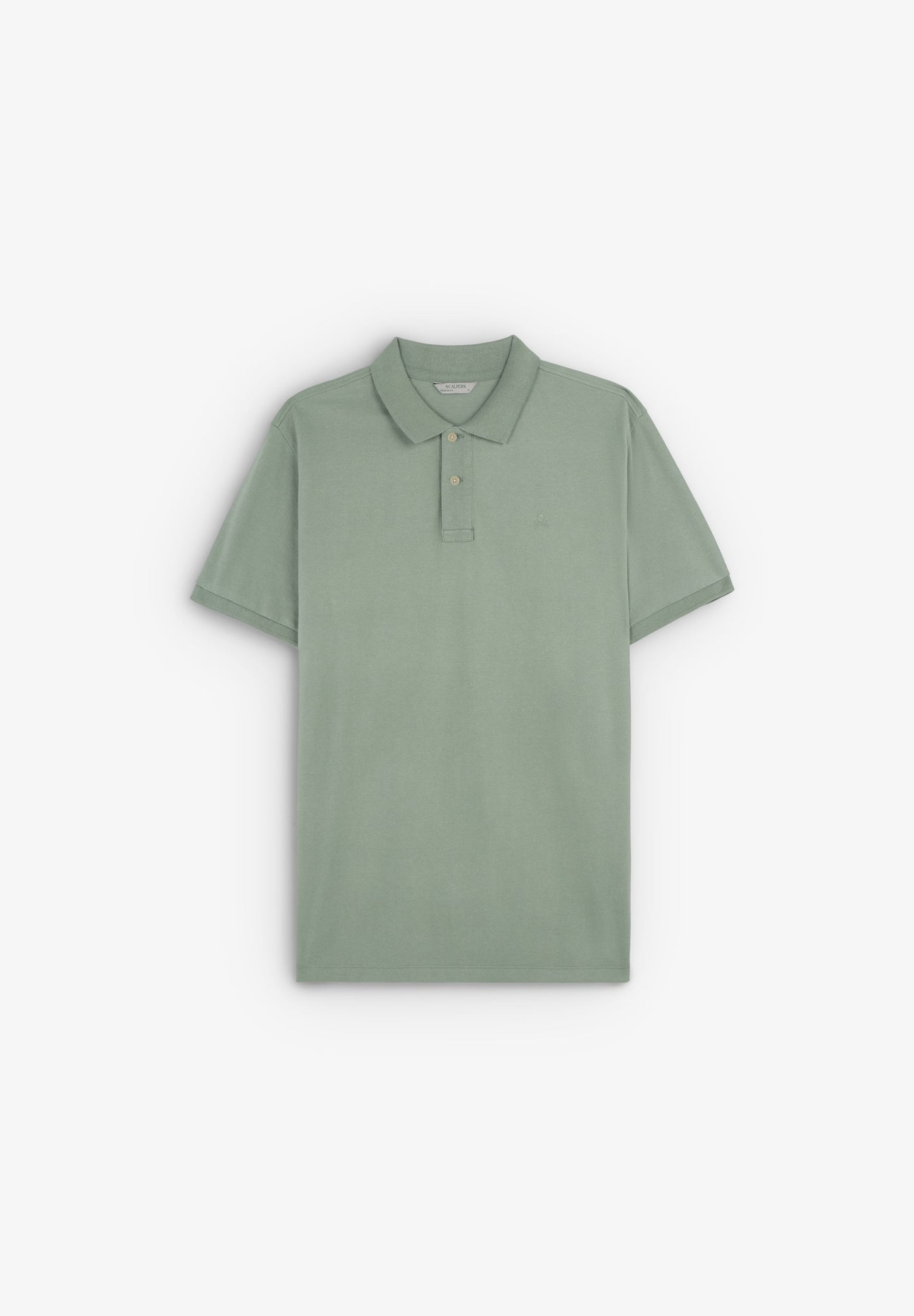 BASIC POLO SHIRT WITH SKULL DETAIL