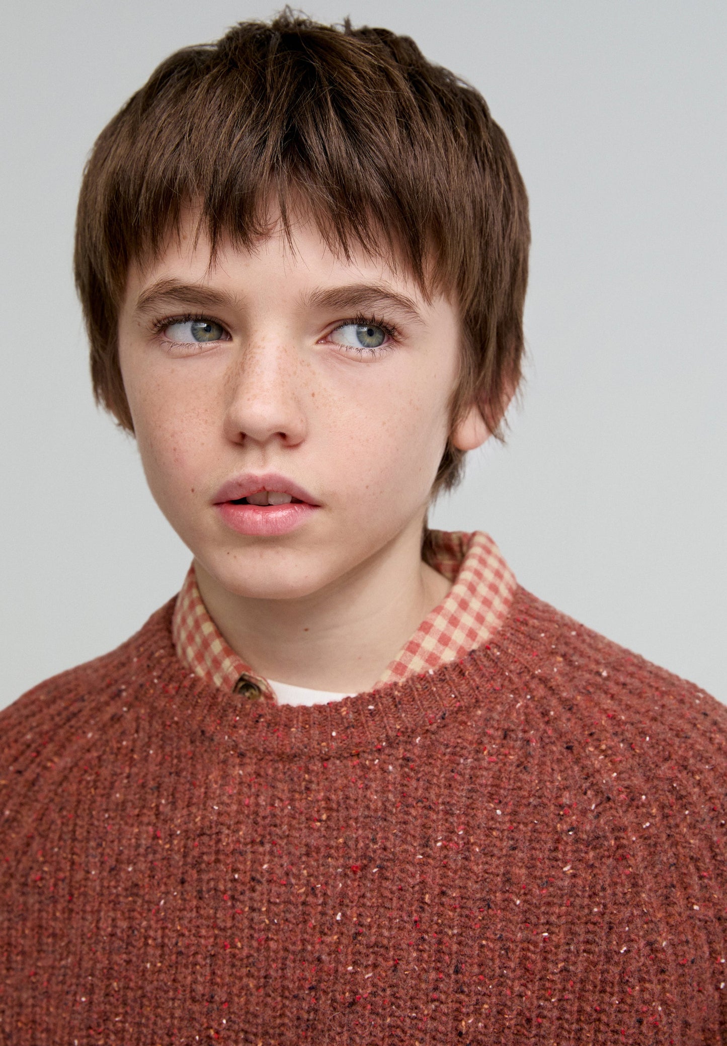 WOOL SWEATER WITH COLOURS DETAIL