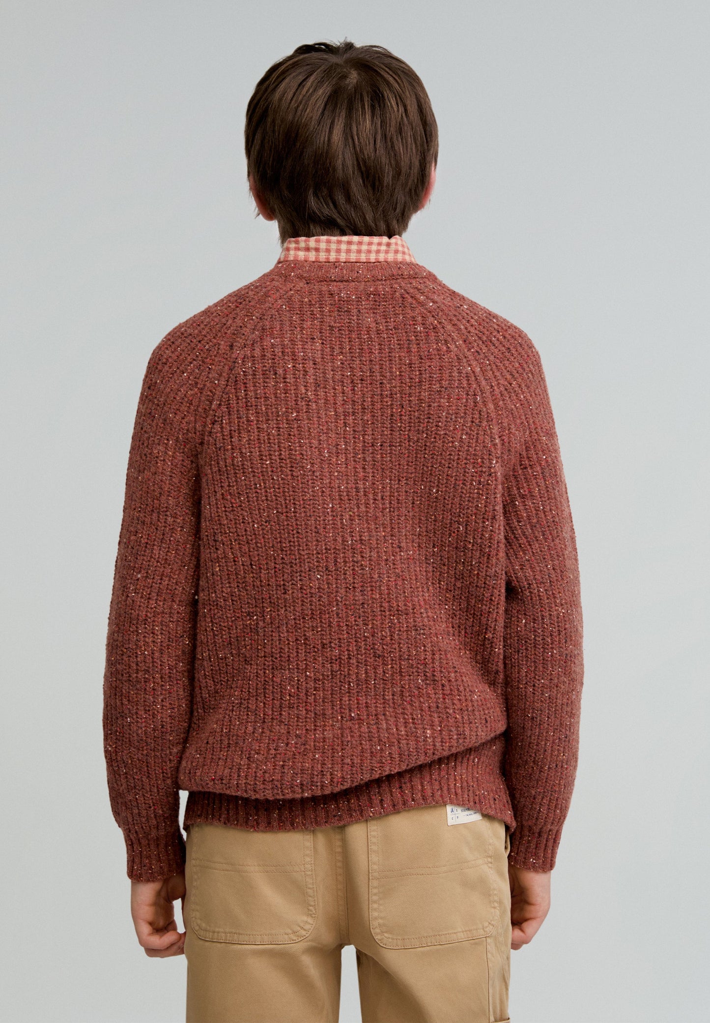 WOOL SWEATER WITH COLOURS DETAIL