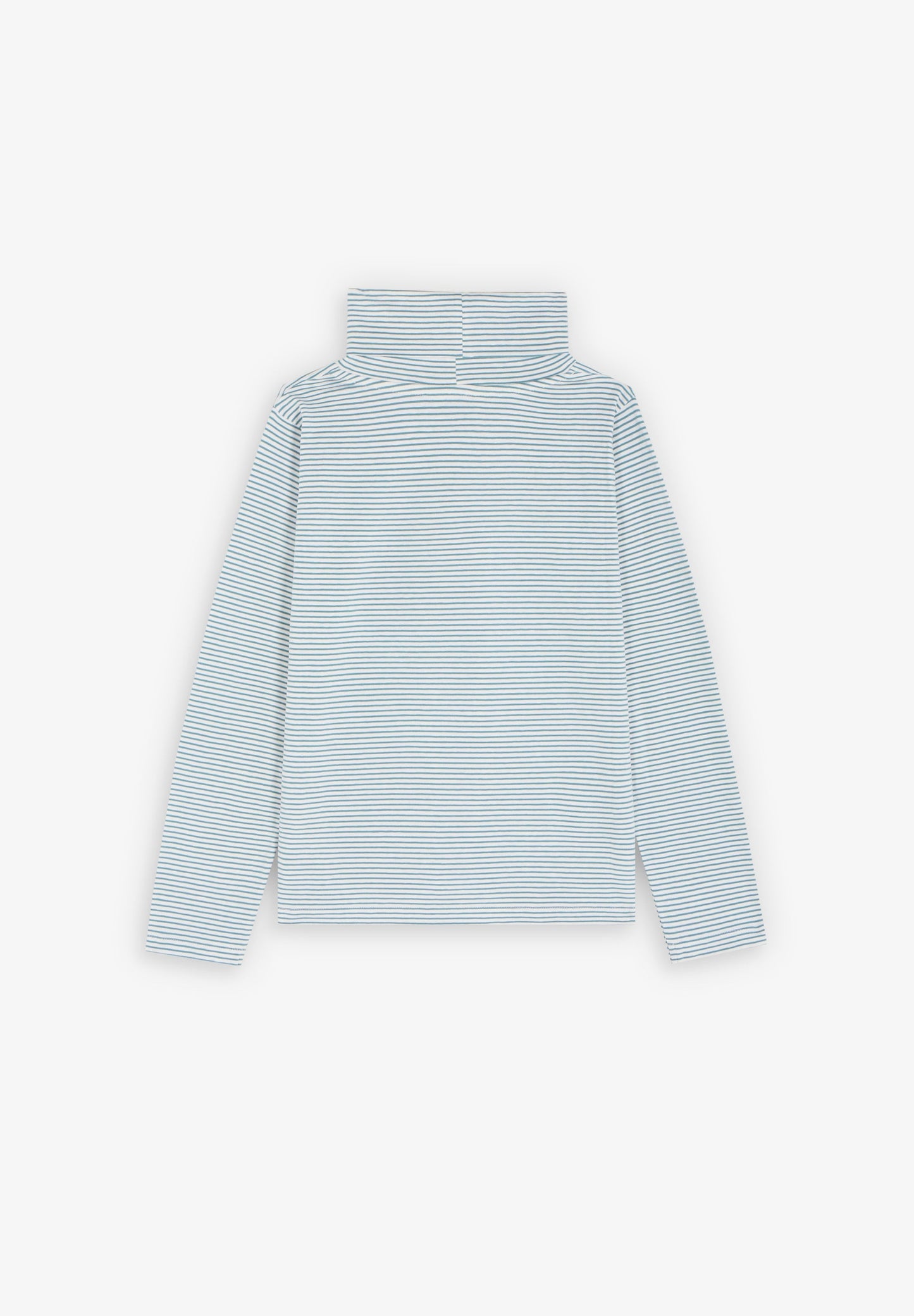 STRIPED COLLARED T-SHIRT