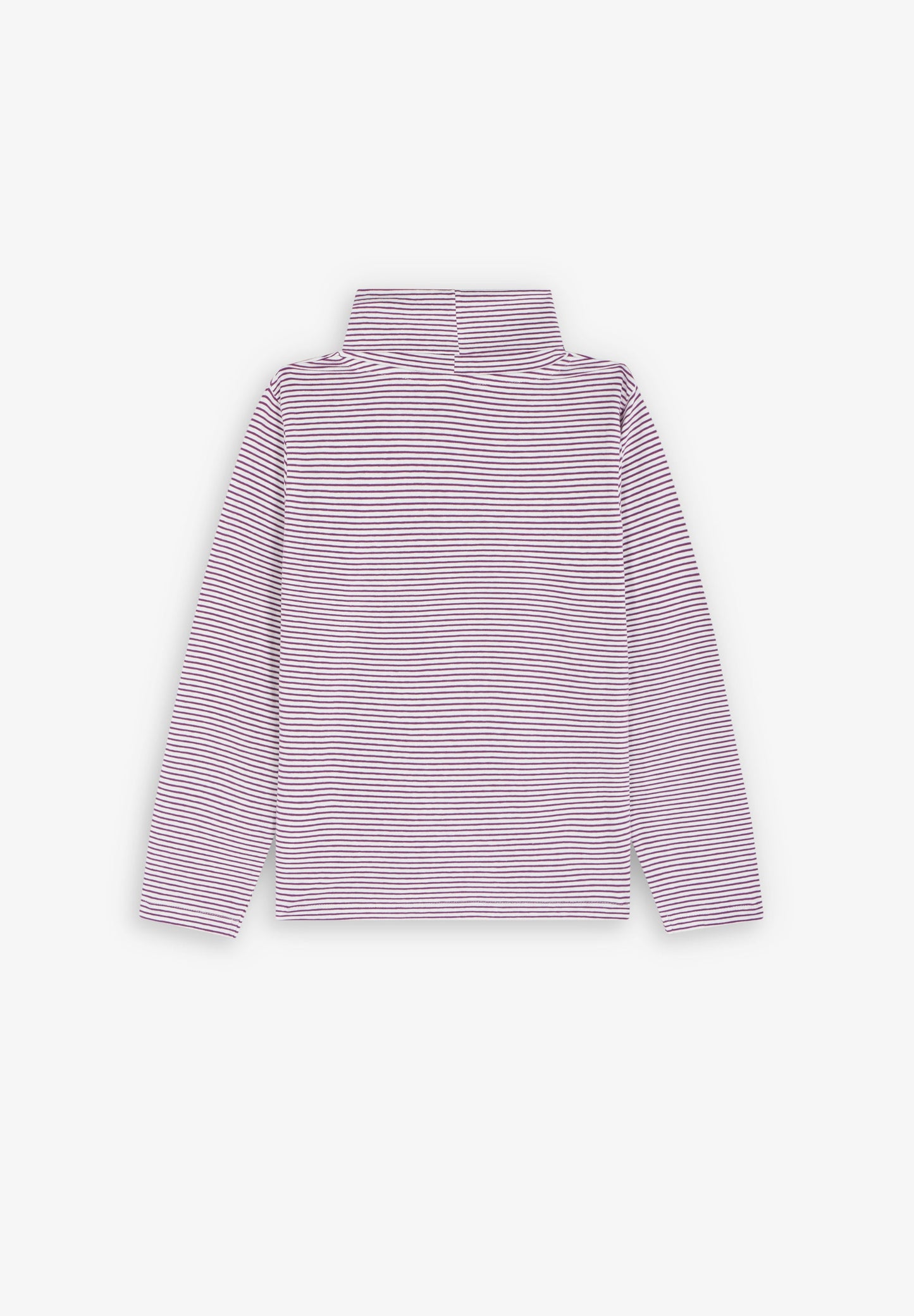 STRIPED COLLARED T-SHIRT