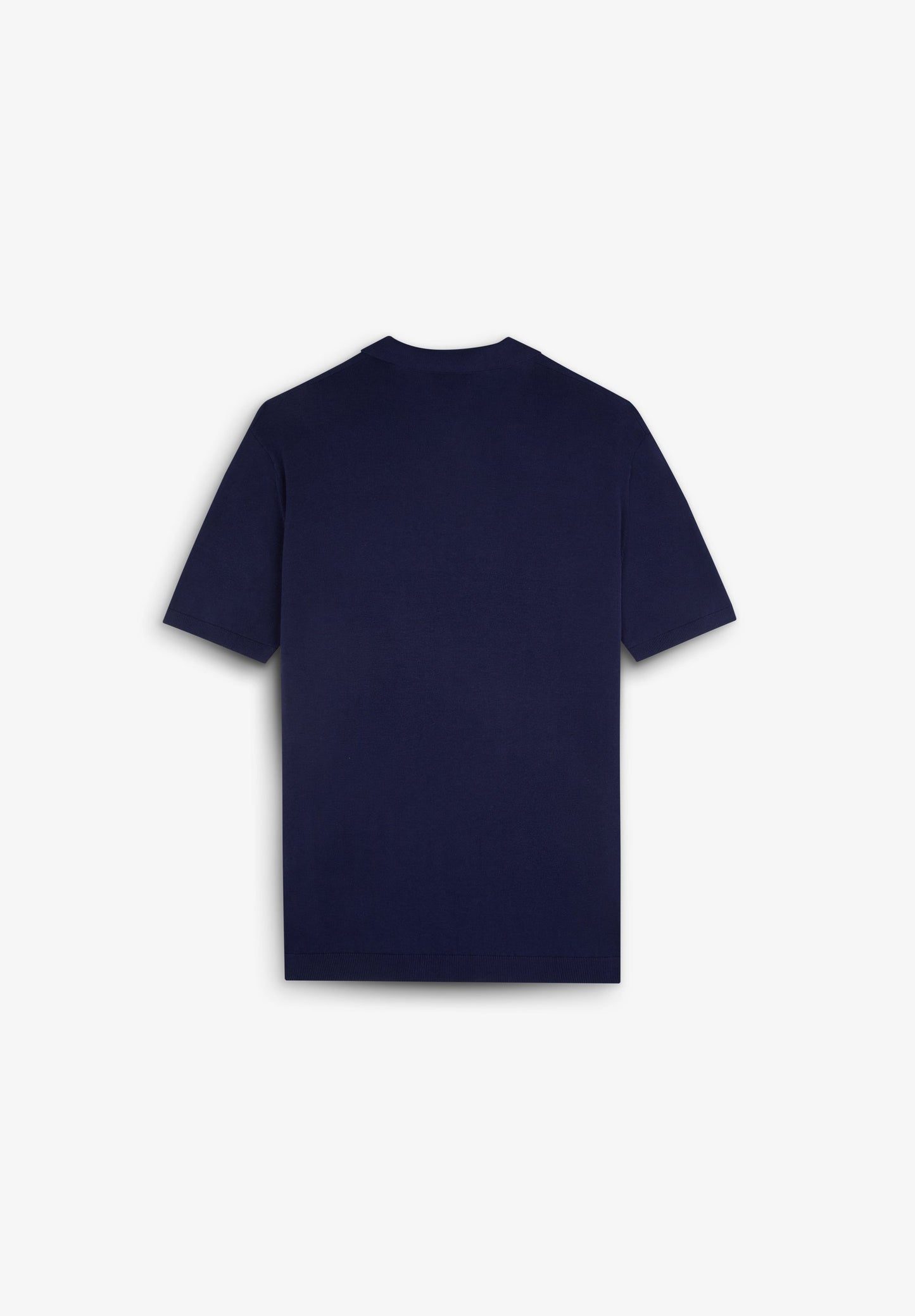 FINE-KNIT SKULL POLO SHIRT
