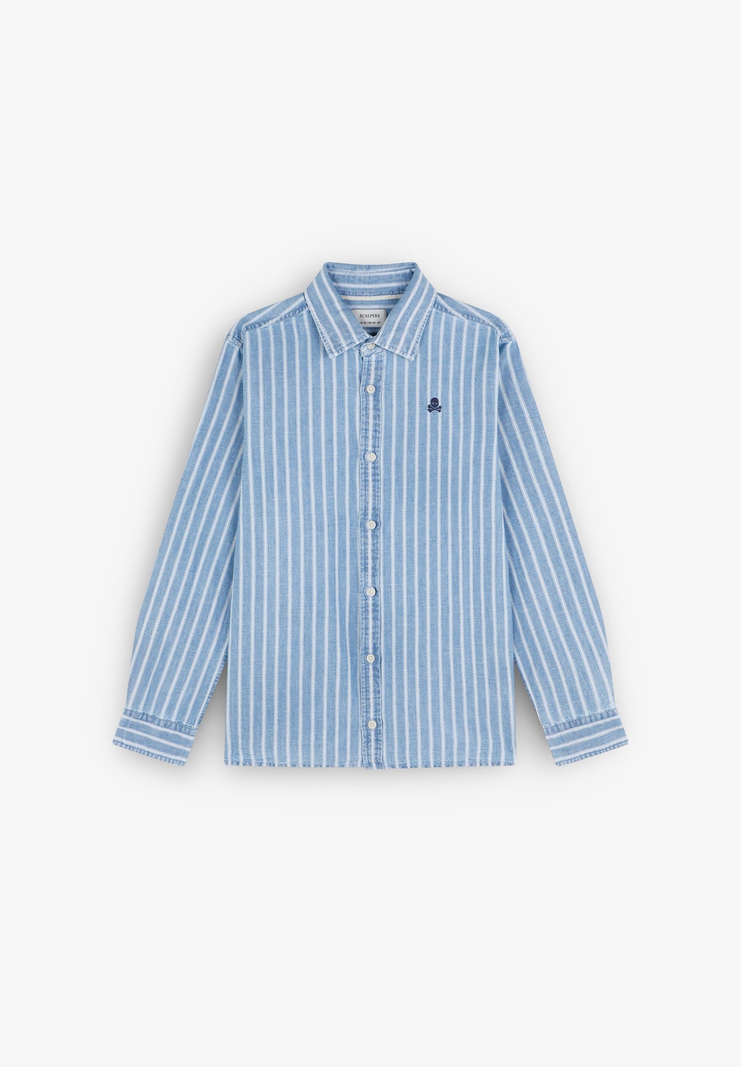STRIPED DENIM SHIRT