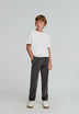 CORDUROY TROUSERS WITH ELASTICATED WAIST