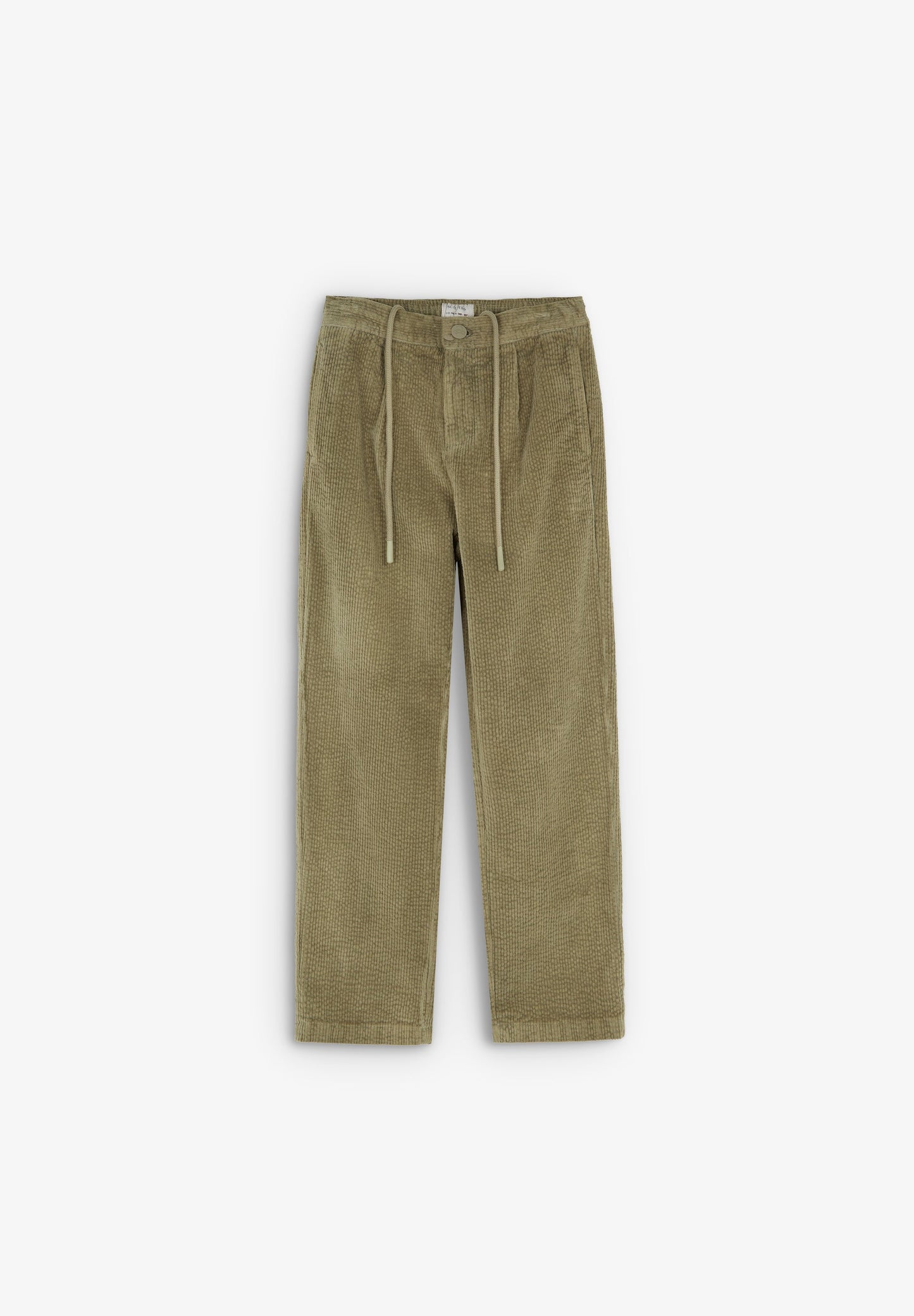 CORDUROY TROUSERS WITH ELASTICATED WAIST