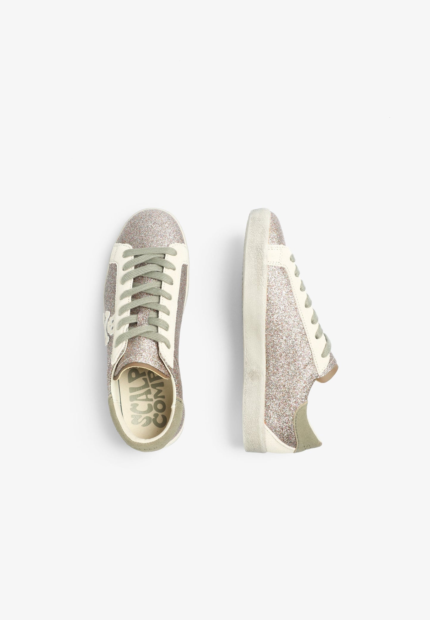 GLITTER LOW-TOP SNEAKERS