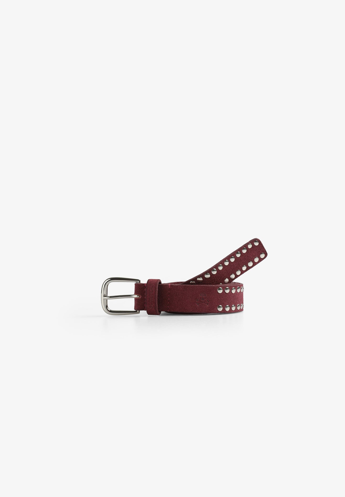 STUDDED SUEDE BELT