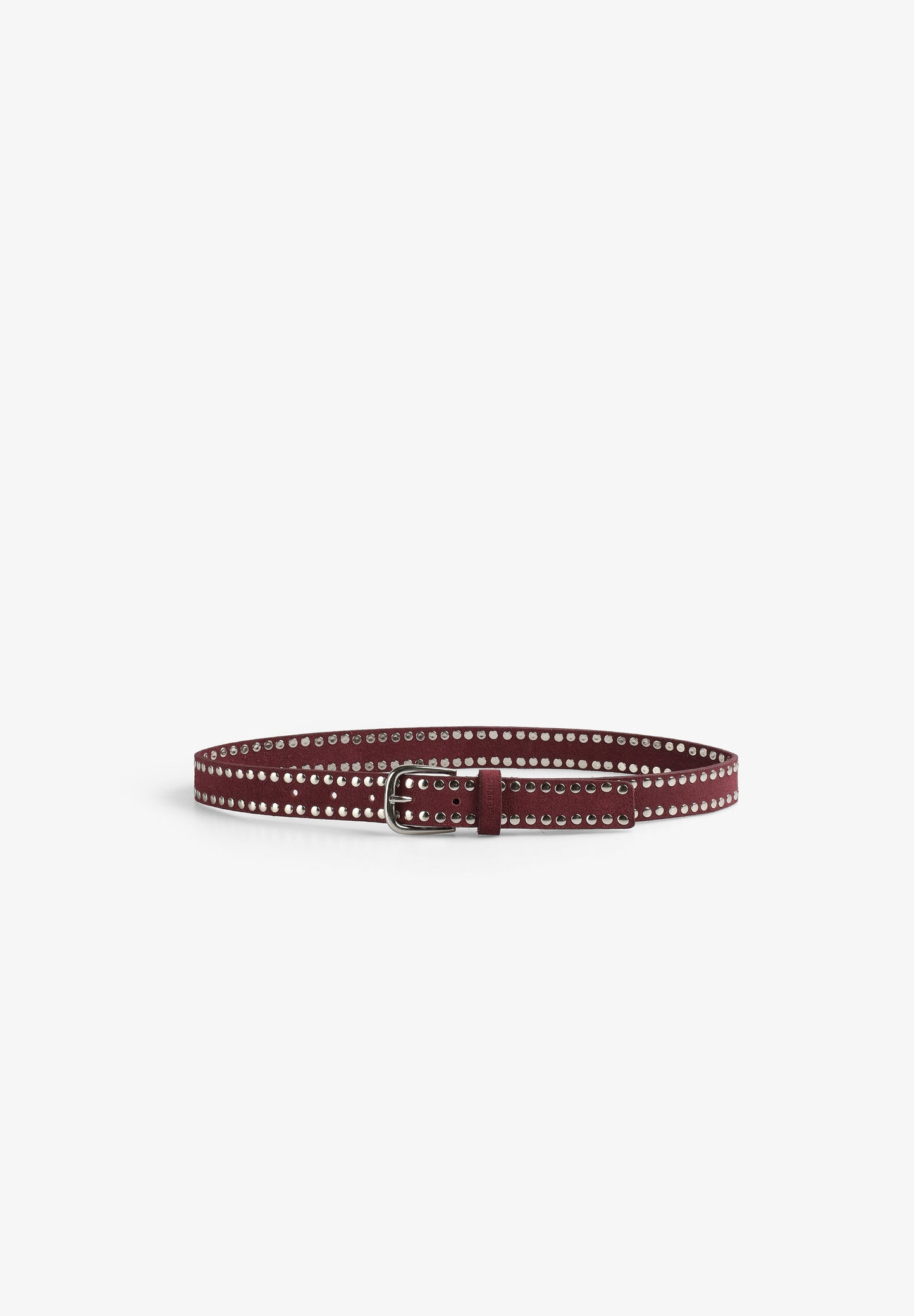 STUDDED SUEDE BELT