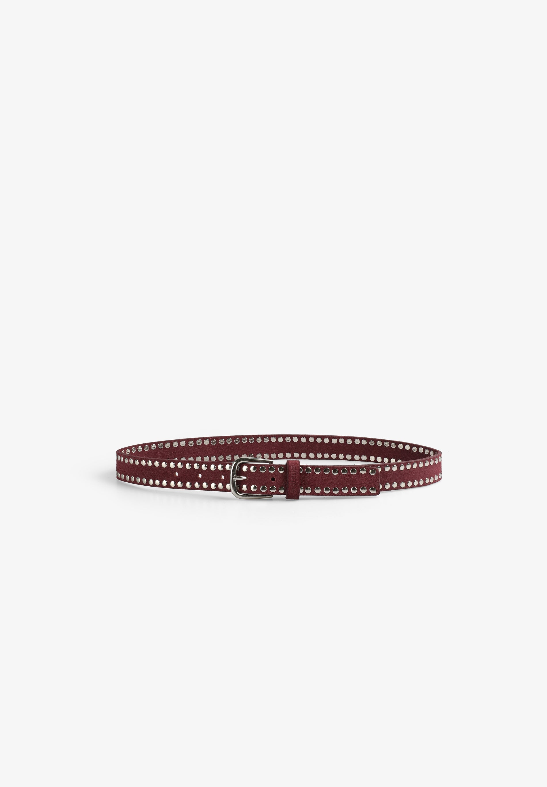 STUDDED SUEDE BELT