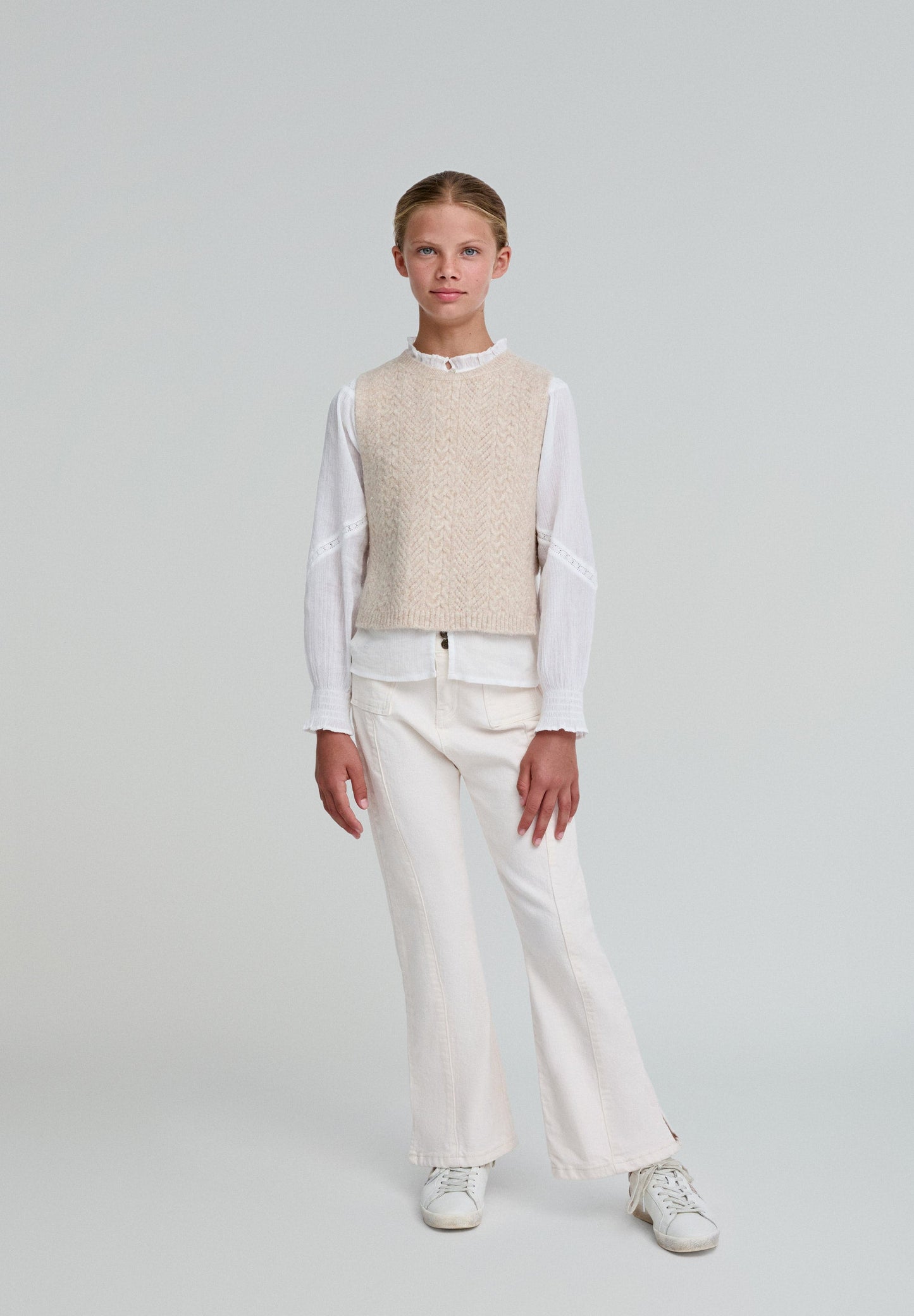 HERRINGBONE WOOL VEST