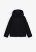 JACKET WITH DETACHABLE HOOD AND LOGO