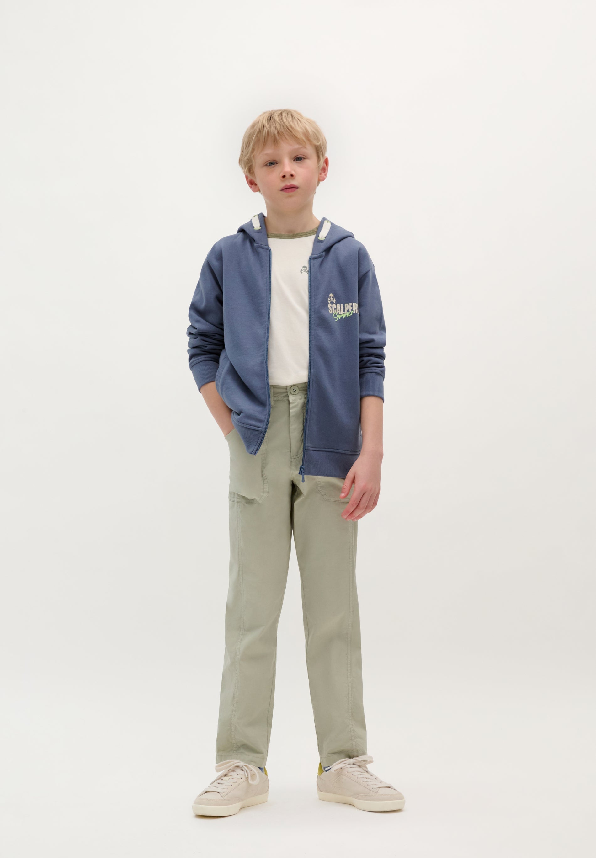 WIDE CONTRAST TROUSERS