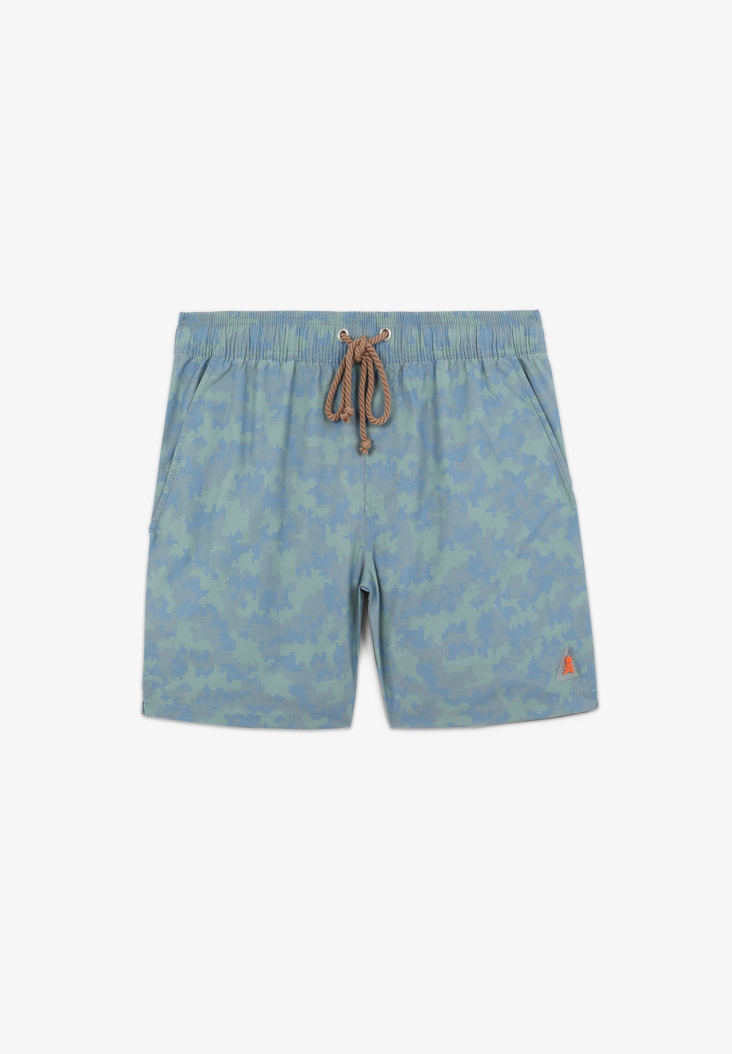 CAMOUFLAGE PRINT SWIMMING TRUNKS